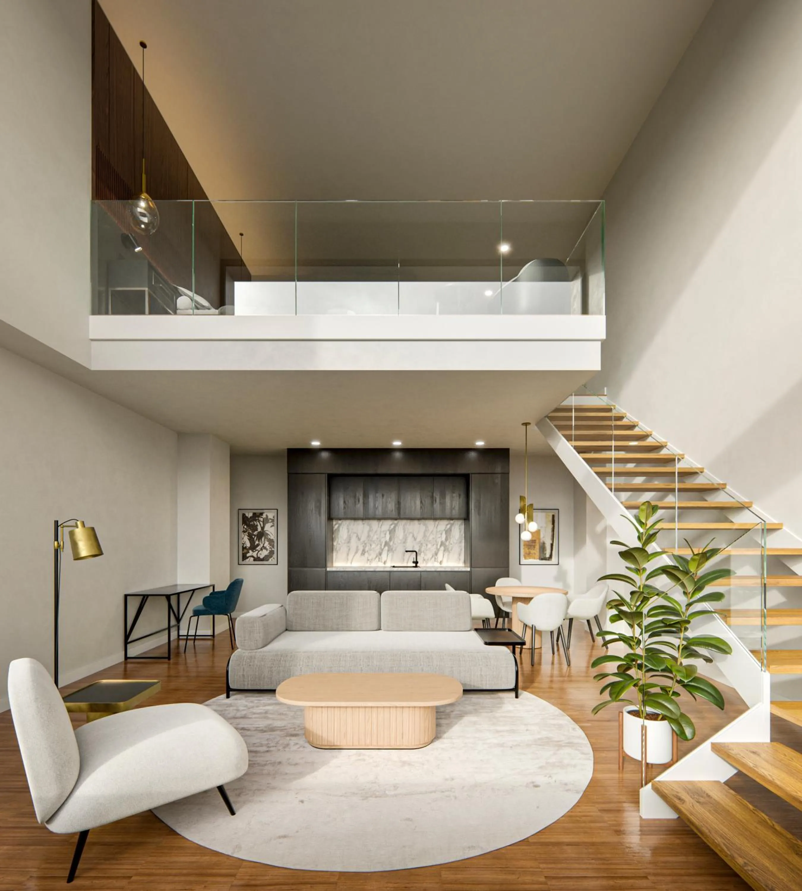 Living room in I Loft Santiago by Upper Luxury Housing