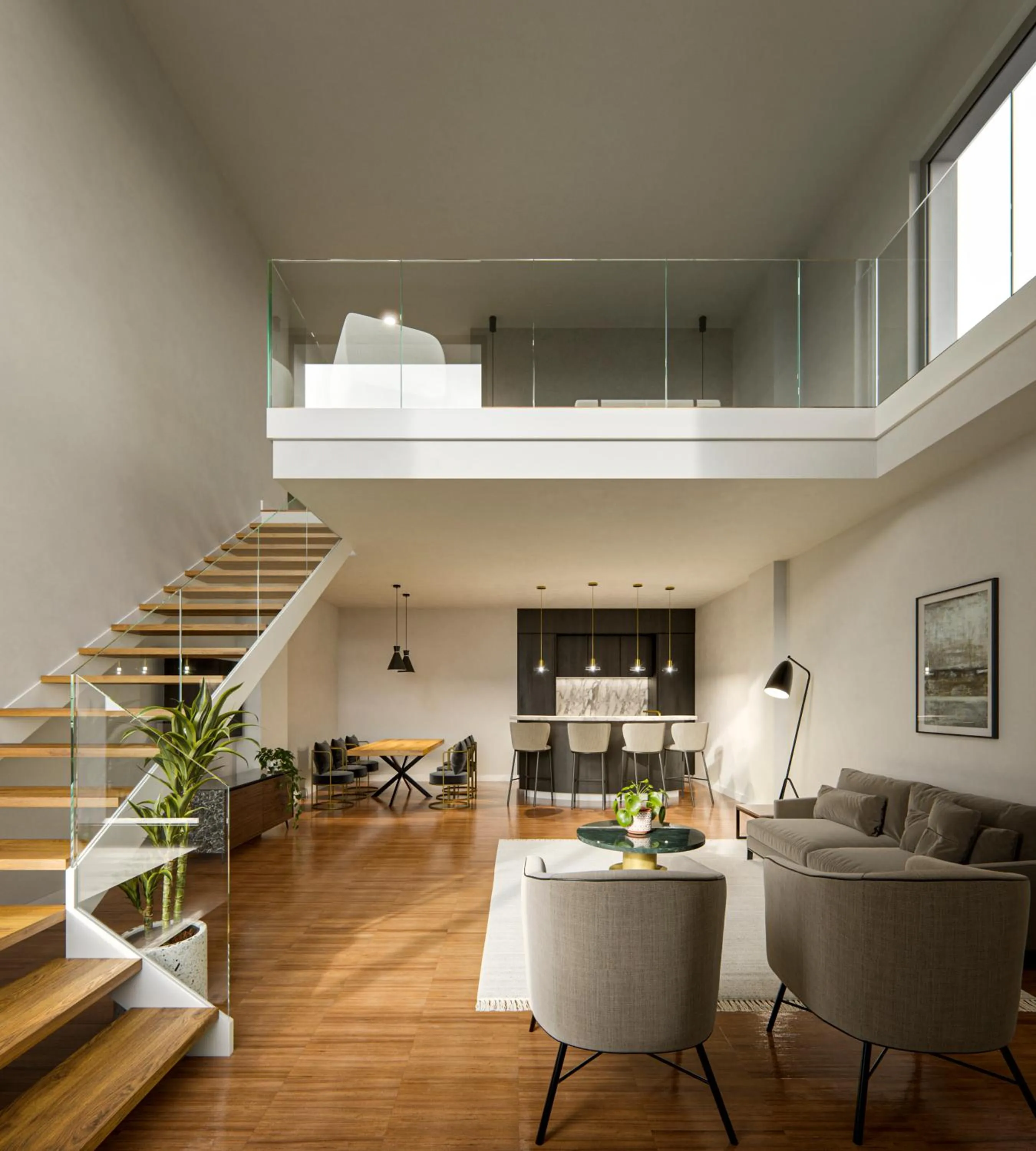 Living room in I Loft Santiago by Upper Luxury Housing