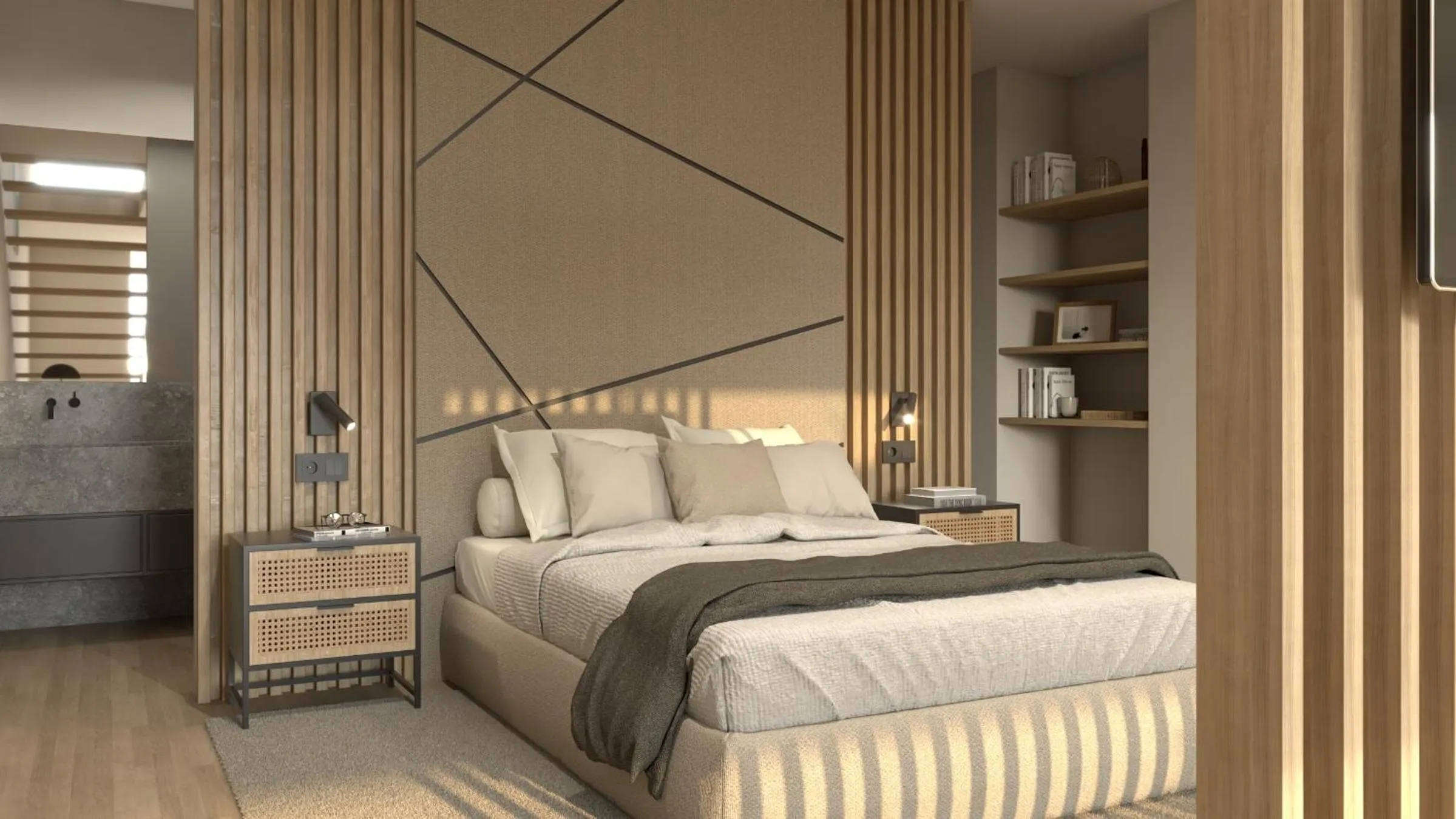 Bed in I Loft Santiago by Upper Luxury Housing