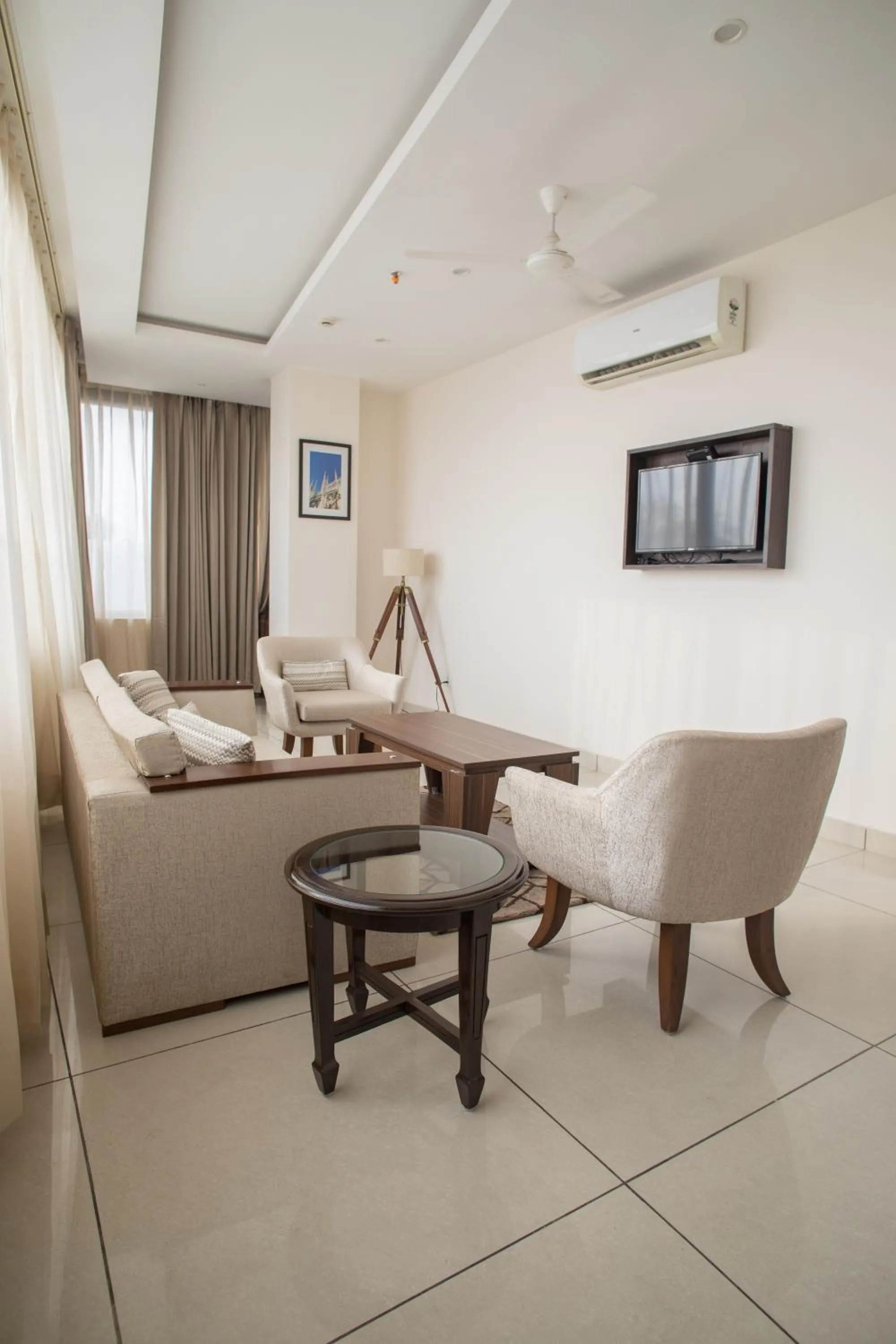 Seating area in Hotel Alaya