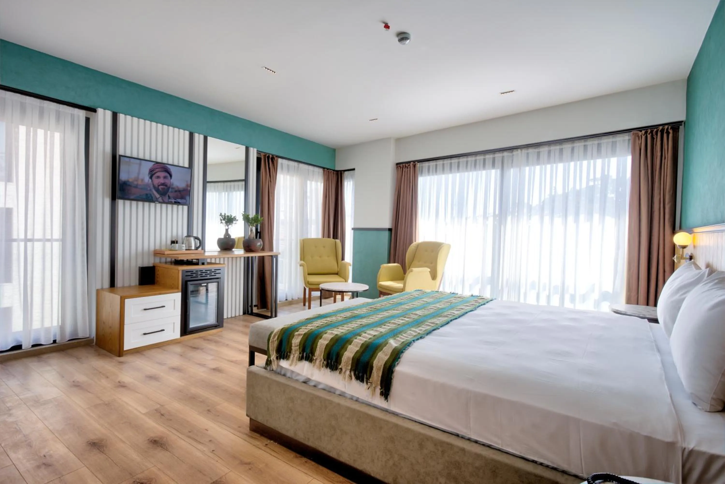 Bed in Fragments Hotel