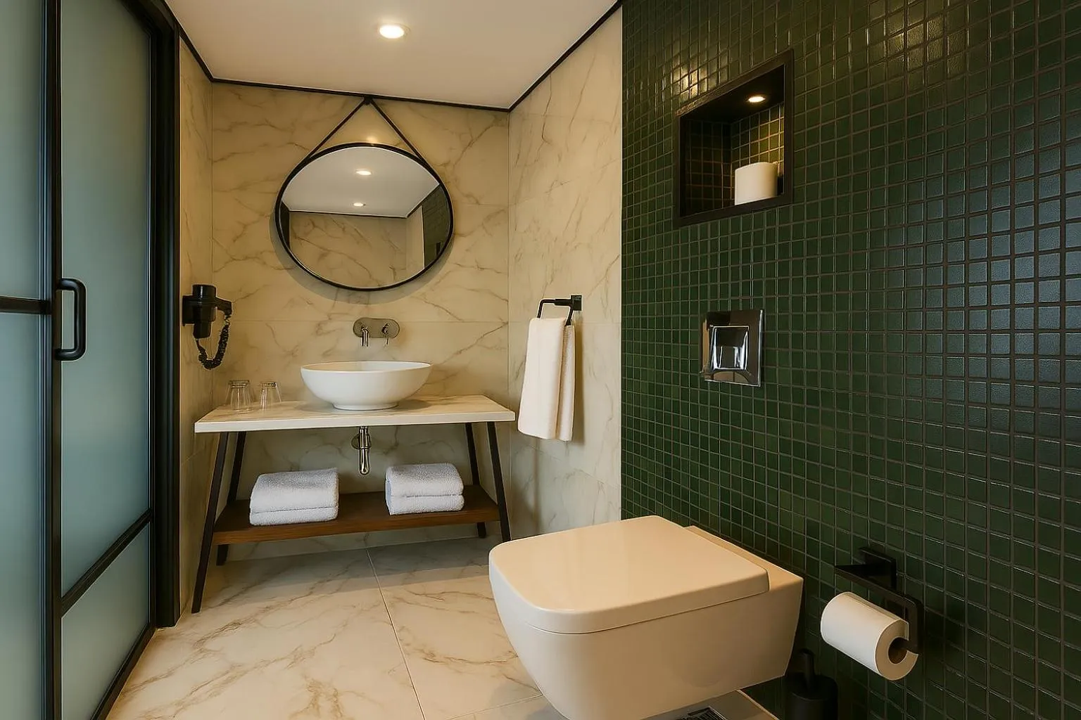 Shower in Fragments Hotel