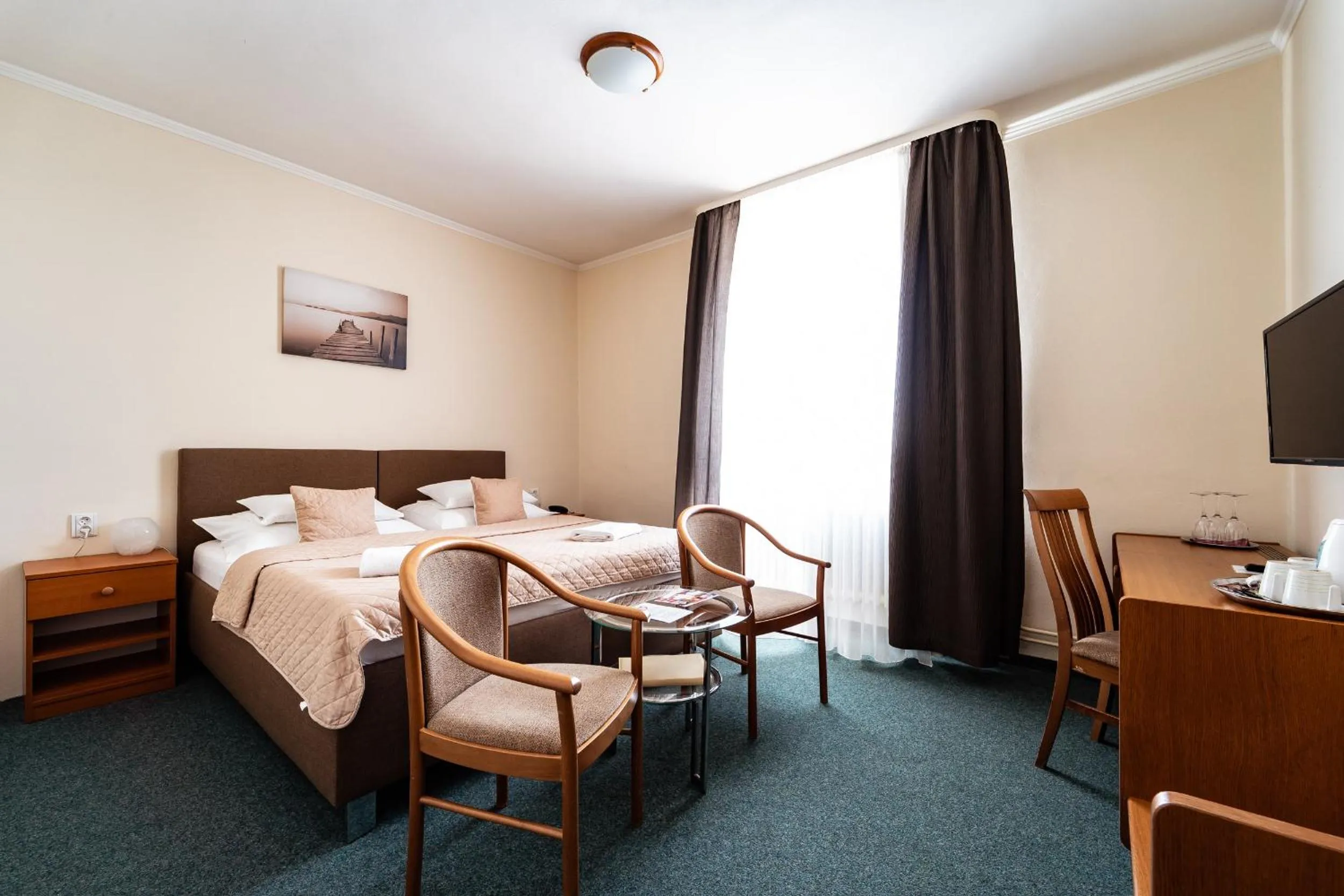 Bedroom, Bed in Hotel Panorama