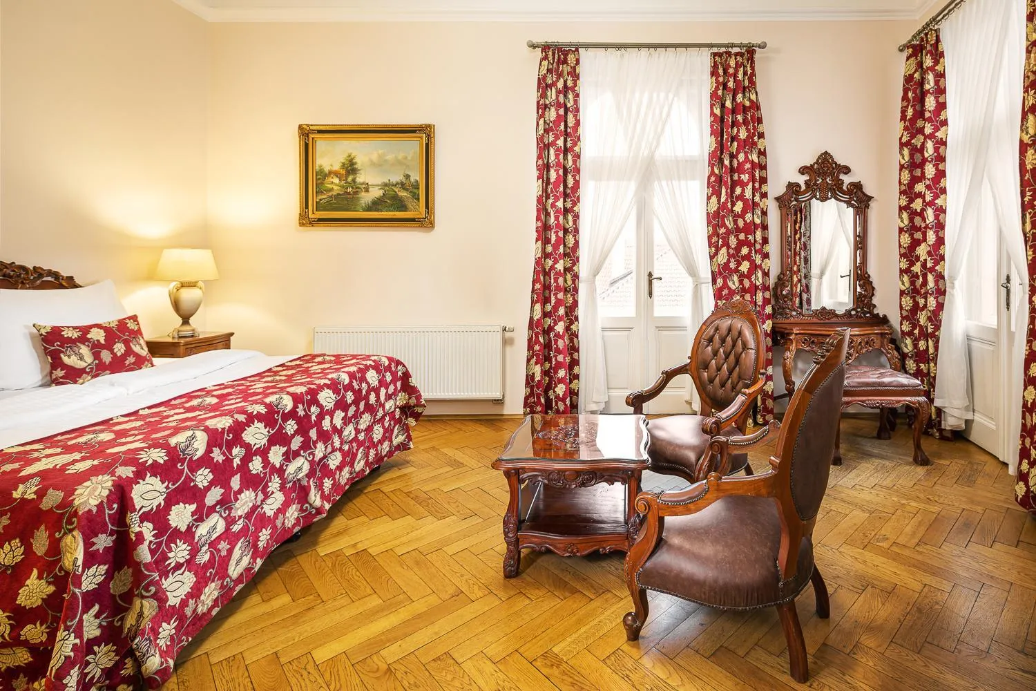 Seating area, Bed in BHG Apartments Prague