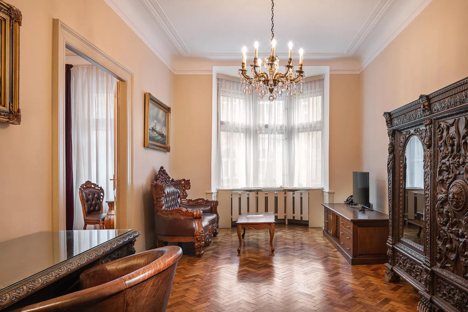 TV and multimedia in BHG Apartments Prague