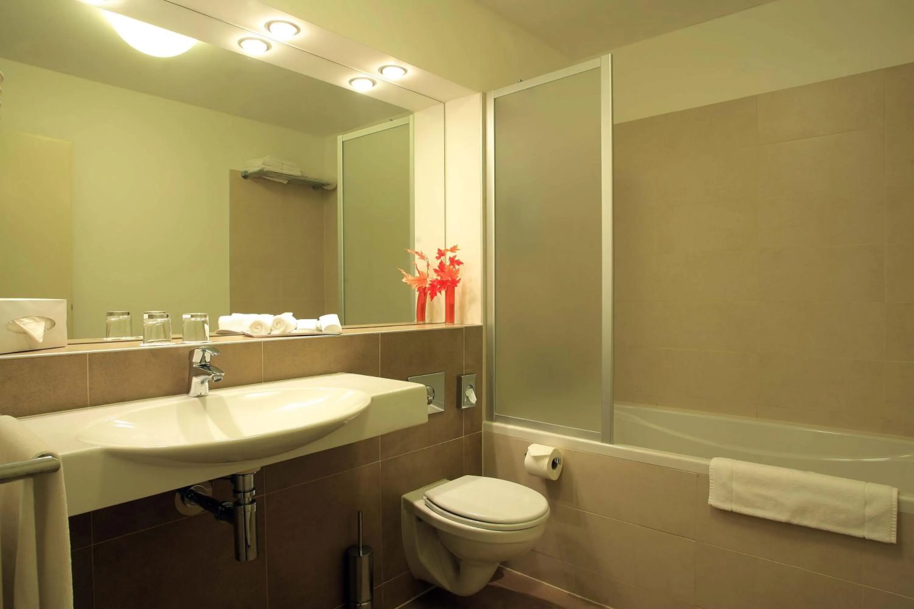 Shower in Hotel Páv