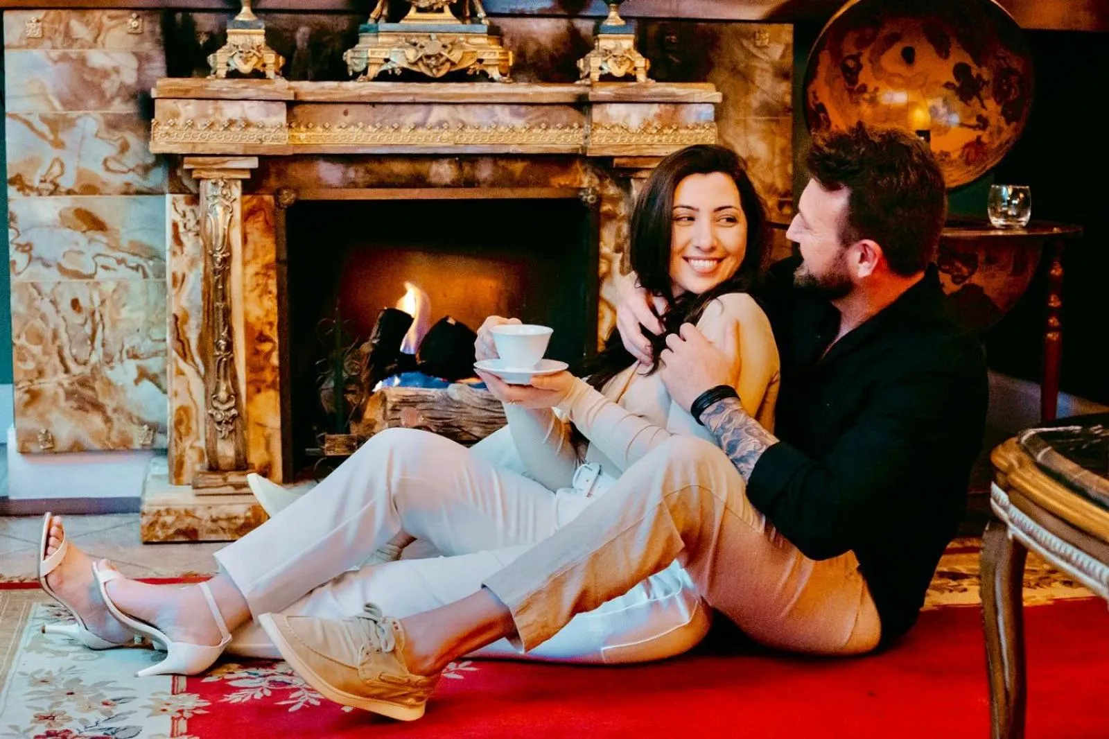 fireplace in Le Boutique Hotel Gramado - Exclusivo para Casais