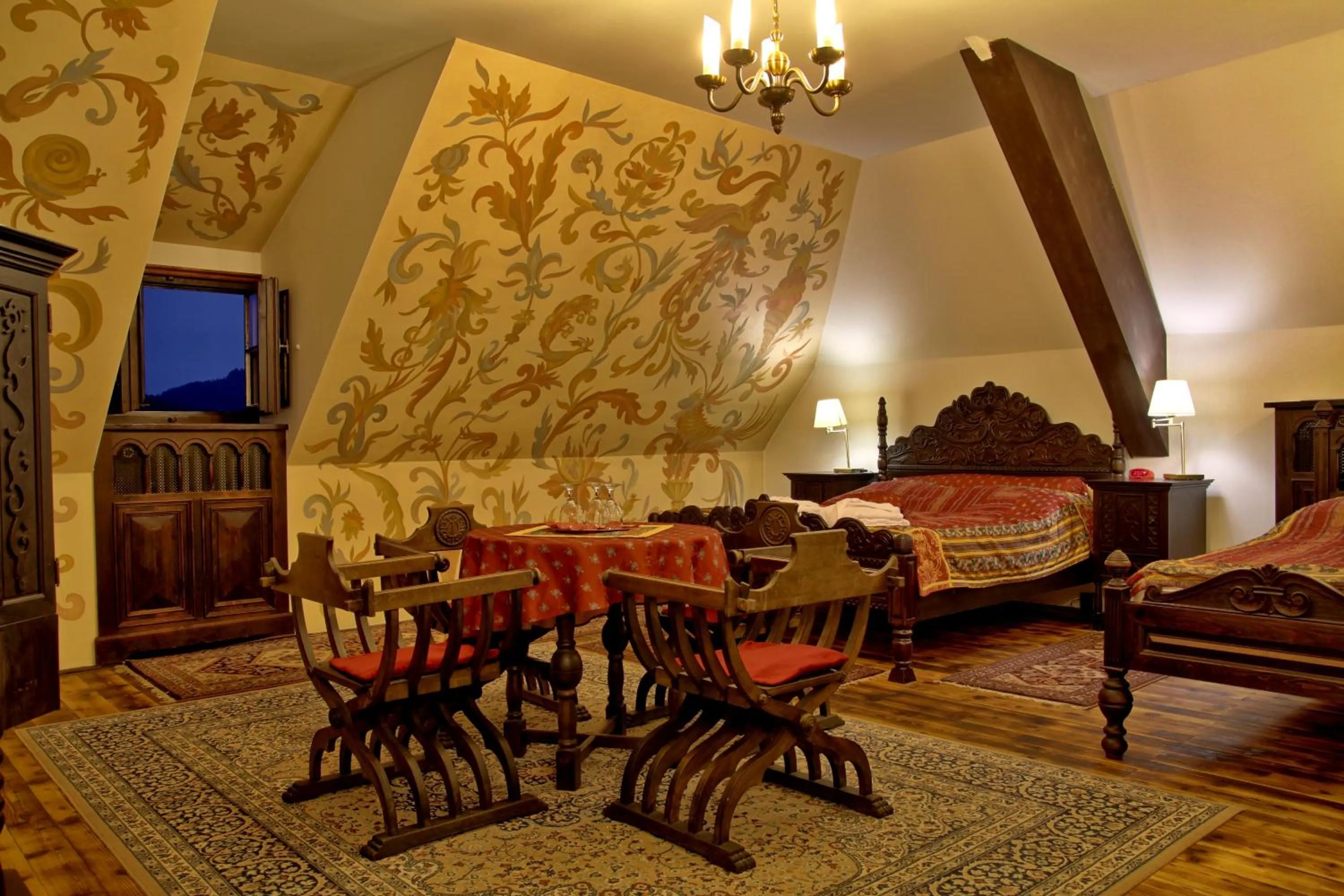 Bed in Hotel Ruze & Wellness