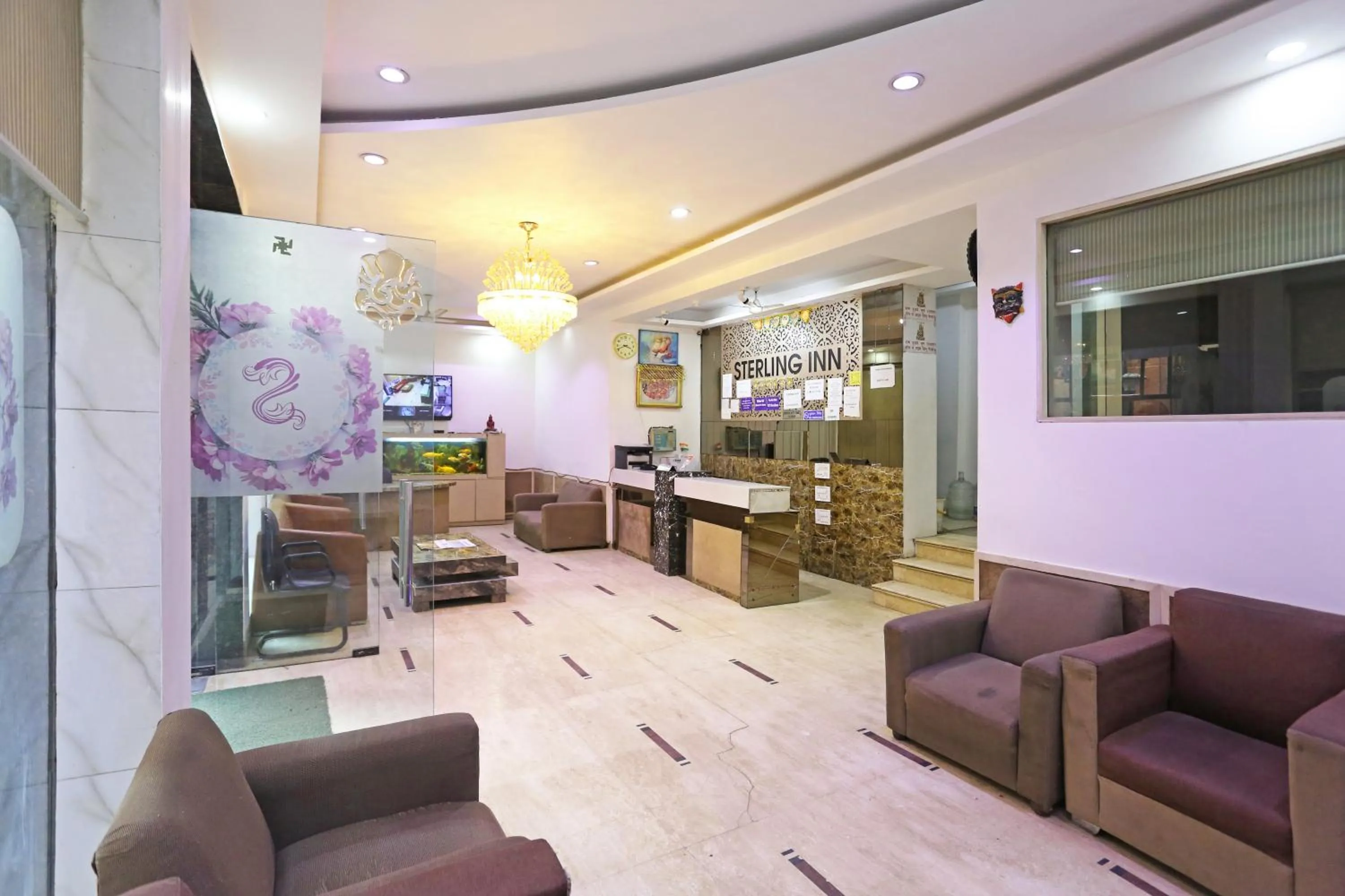 Seating area in Hotel Sterling Inn, New Delhi