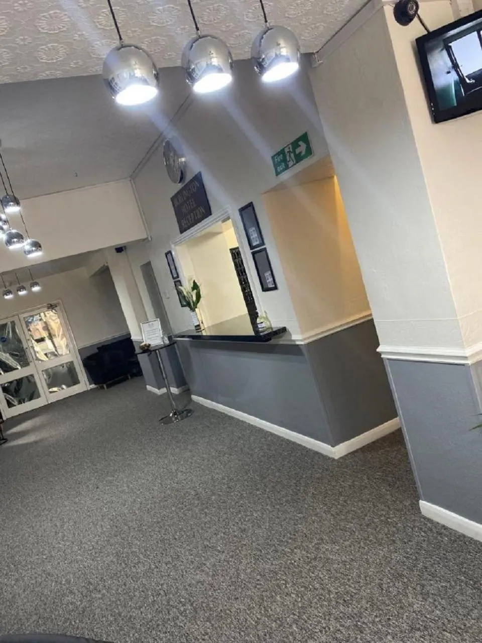 Lobby or reception in Burlington Hotel