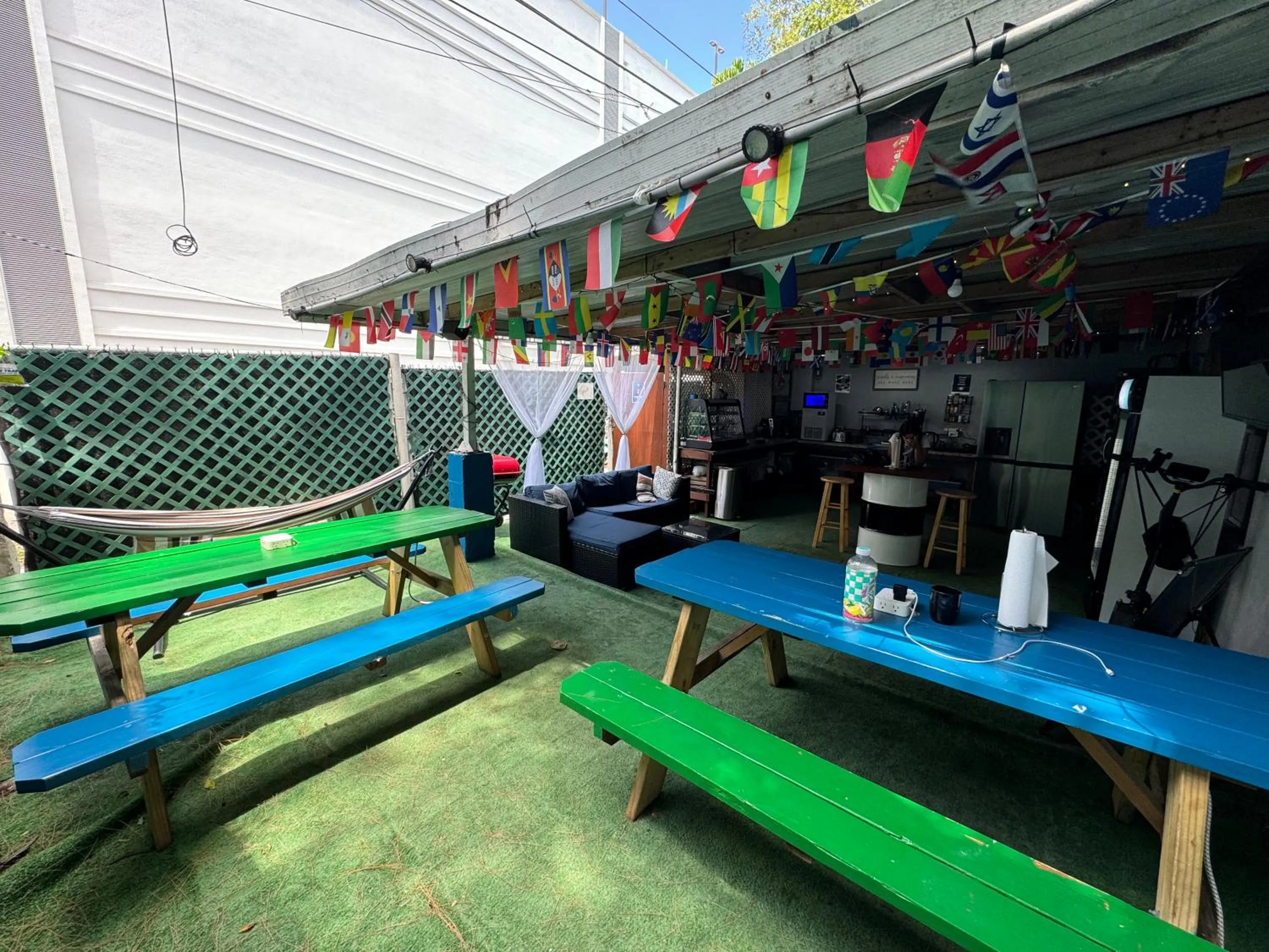 Seating area in OQP Vacations Miami