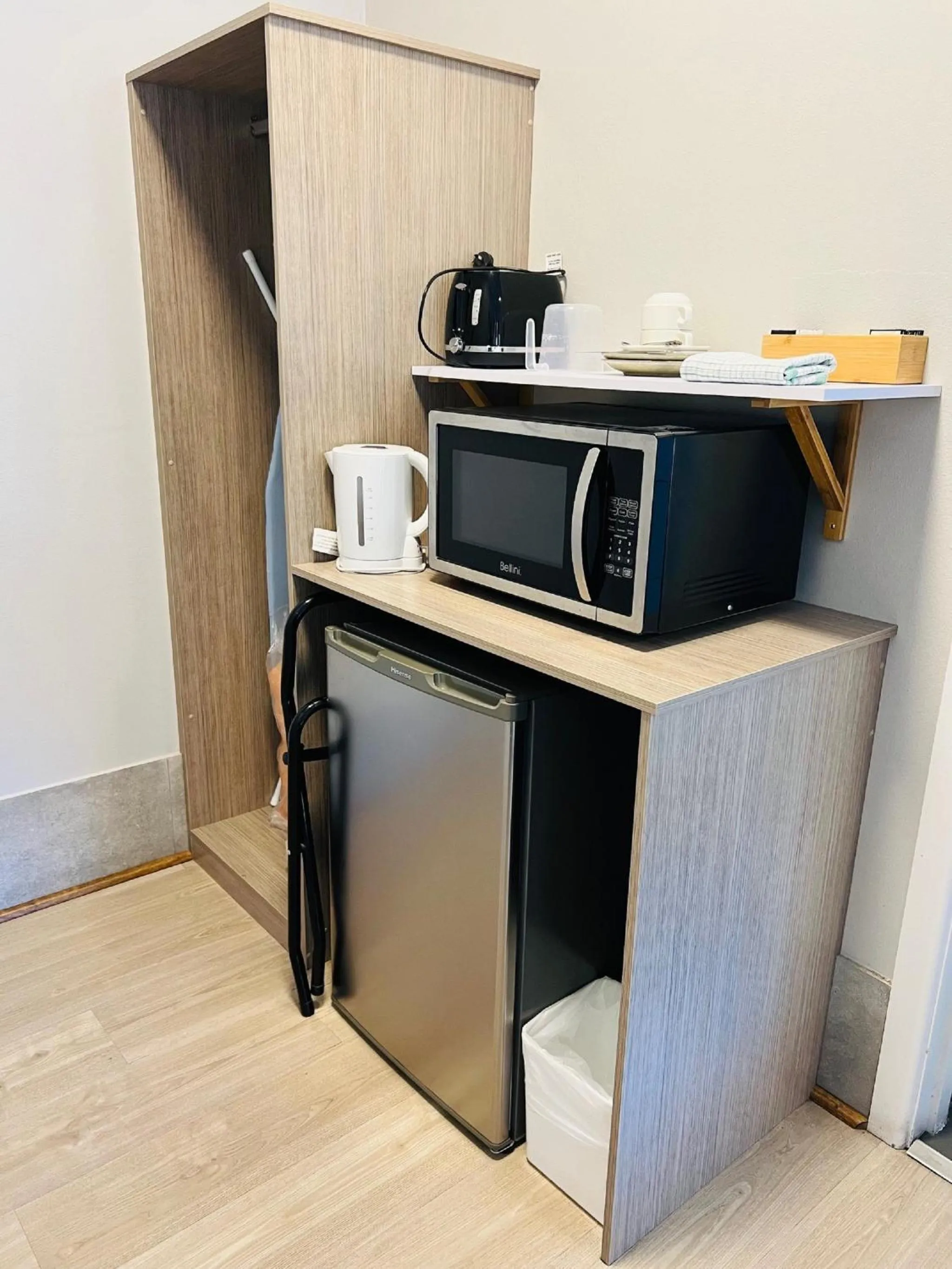 Kitchen or kitchenette in Elimatta Hotel