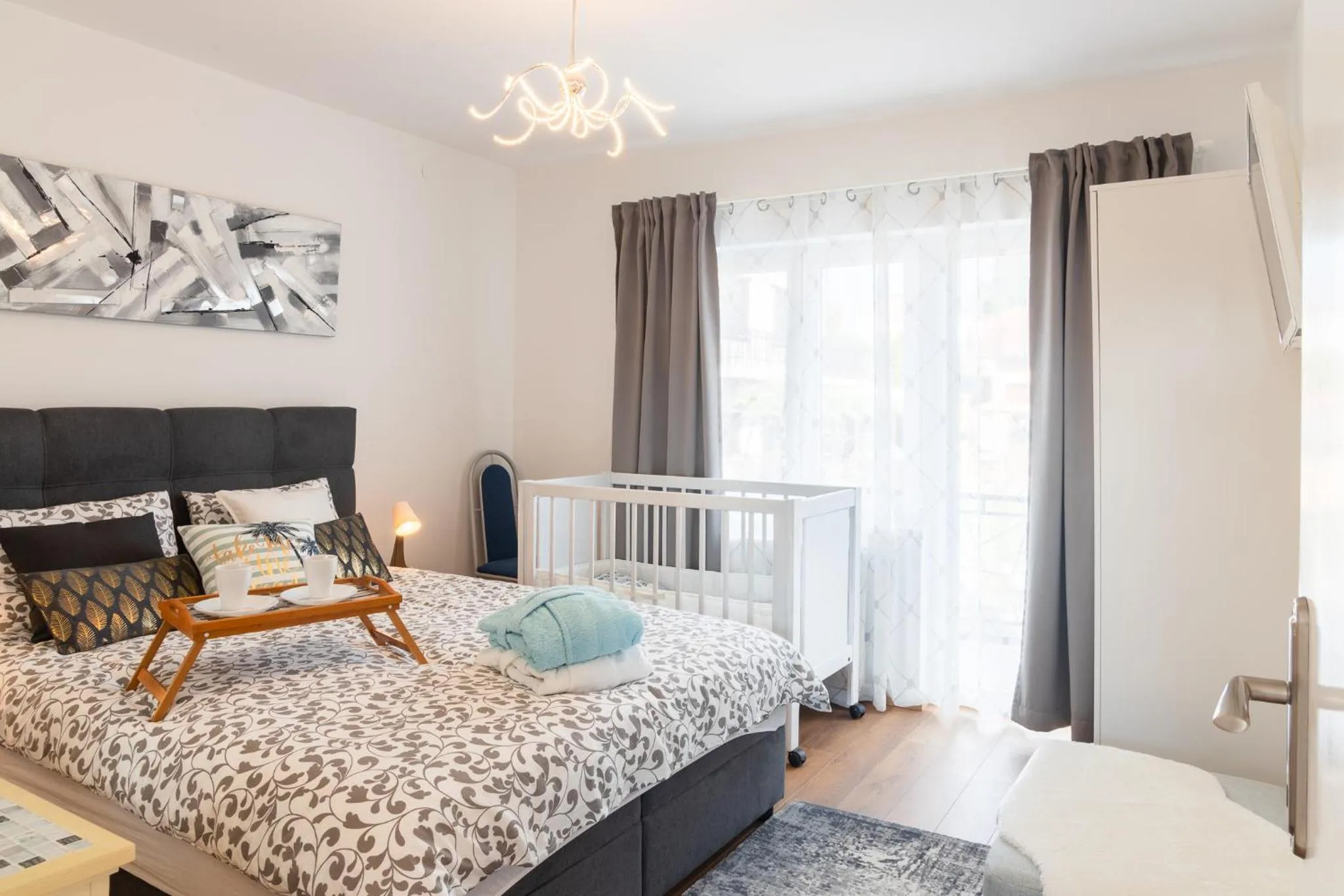 Bedroom, Bed in Apartmani Vesna Tuheljske toplice