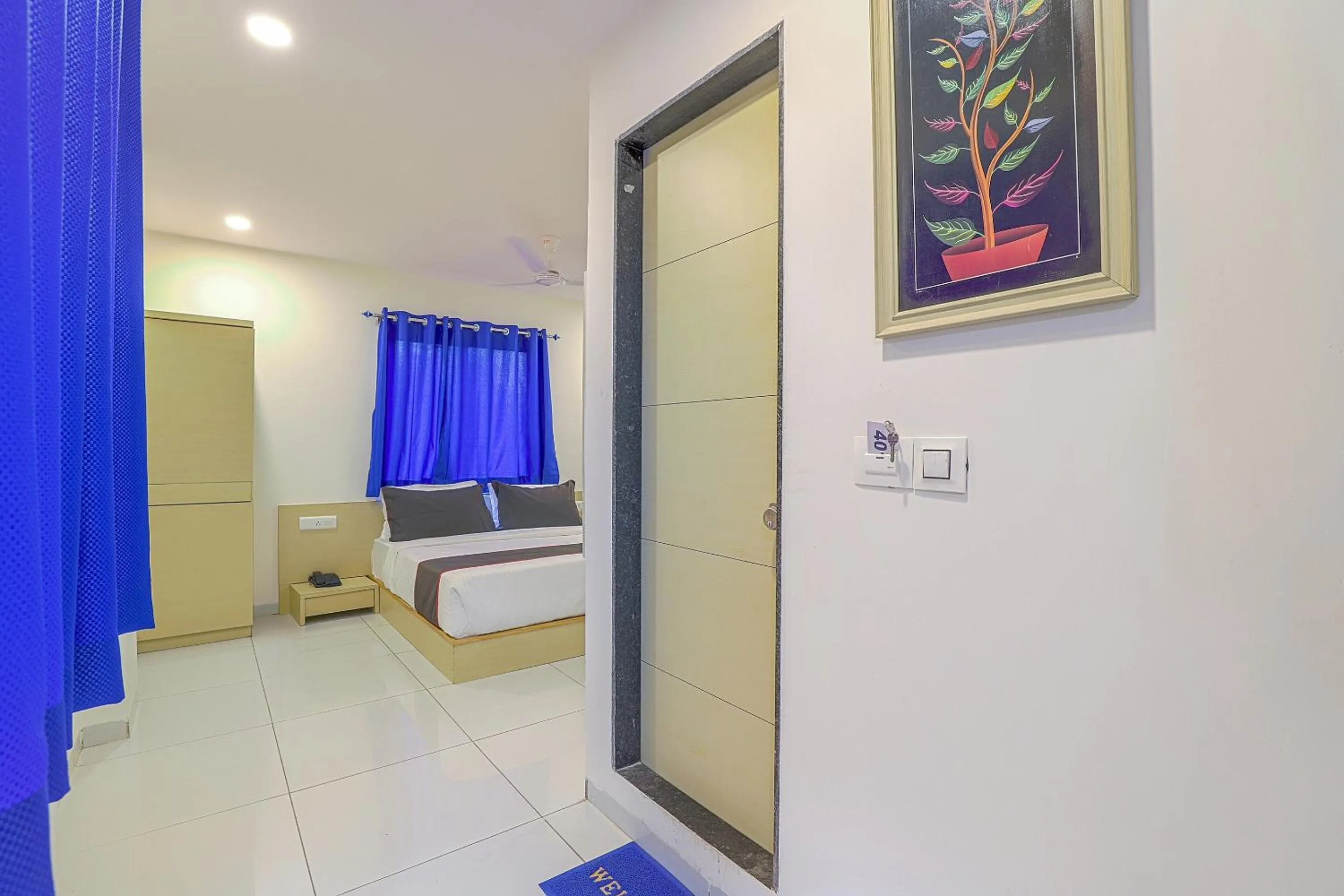 Bedroom in Super Hotel O La Veera