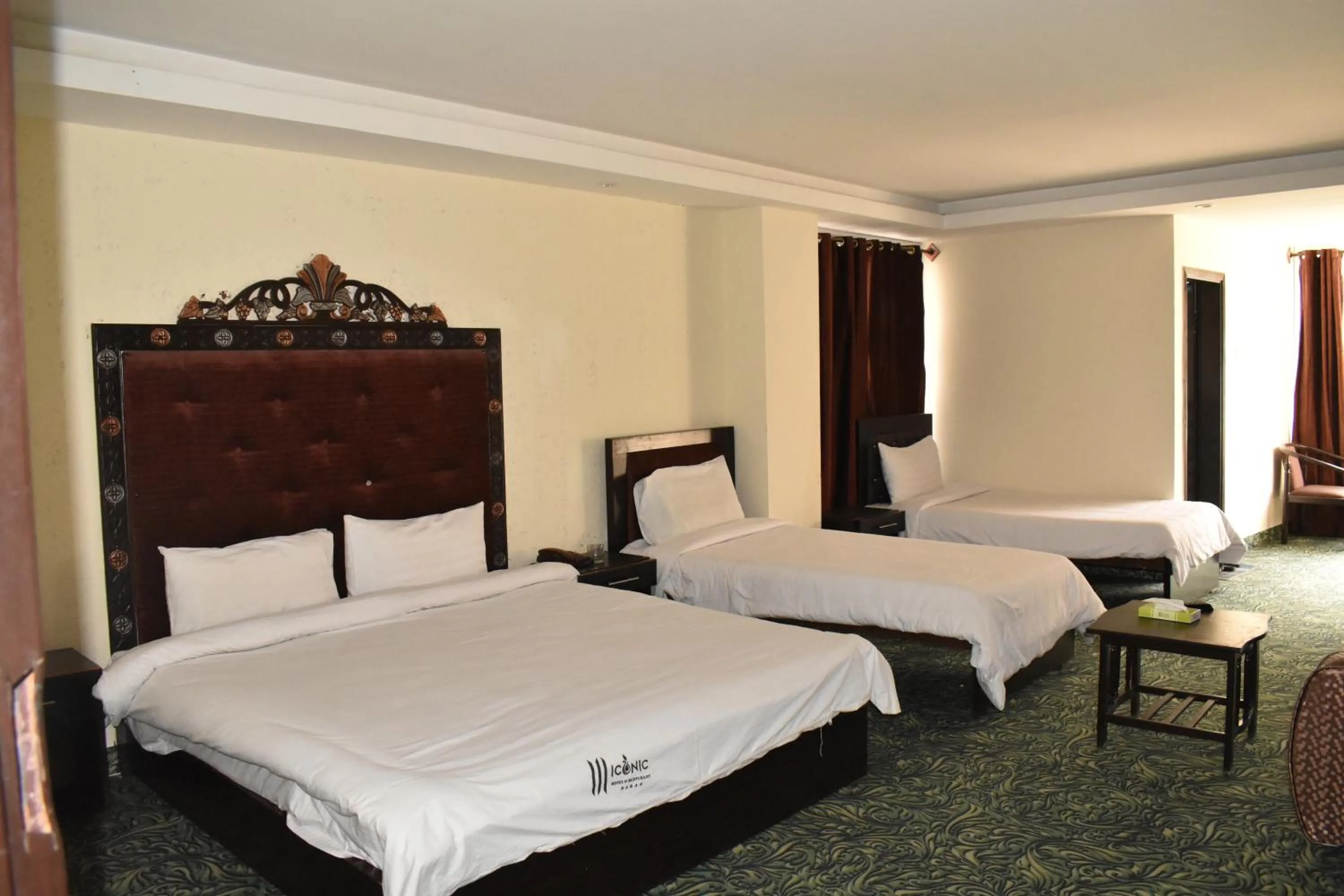 Bedroom, Bed in Iconic Hotel & Restaurant