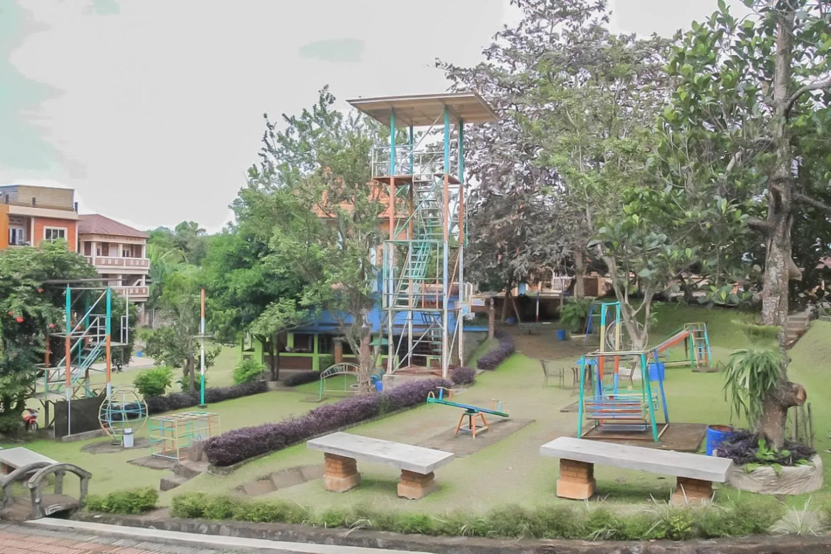 Children play ground in Urbanview Hotel Syariah Insani Cisarua Puncak