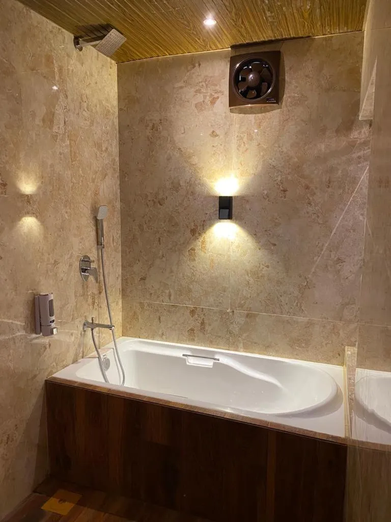 Bathroom in Hotel AR Residency