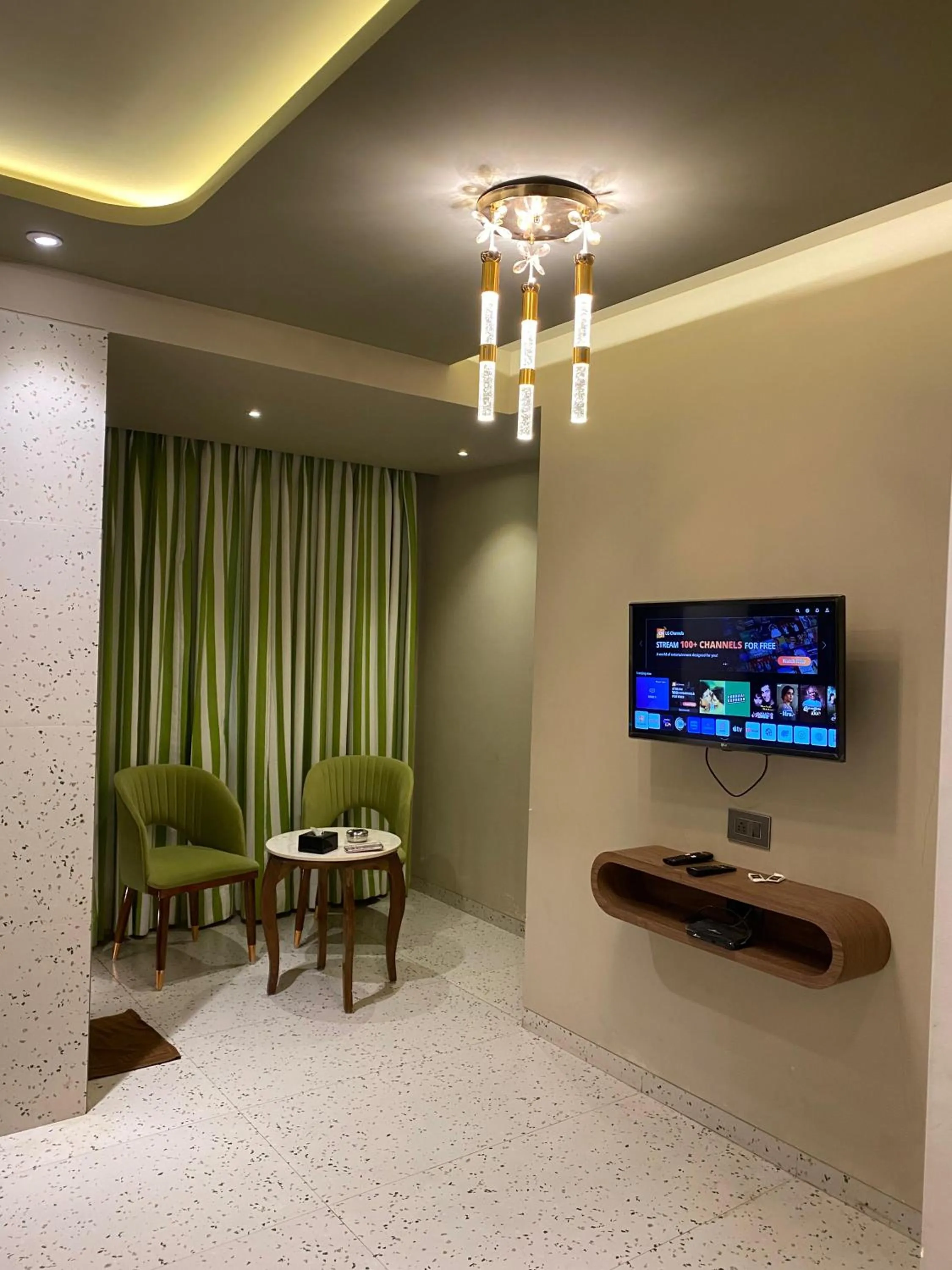 Seating area in Hotel AR Residency