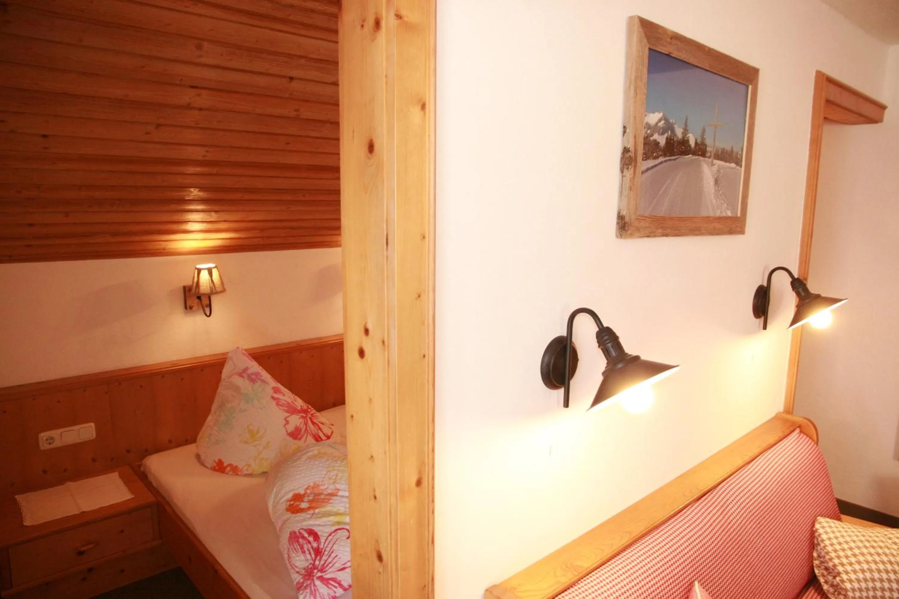 Decorative detail, Bed in Das Edelweiss