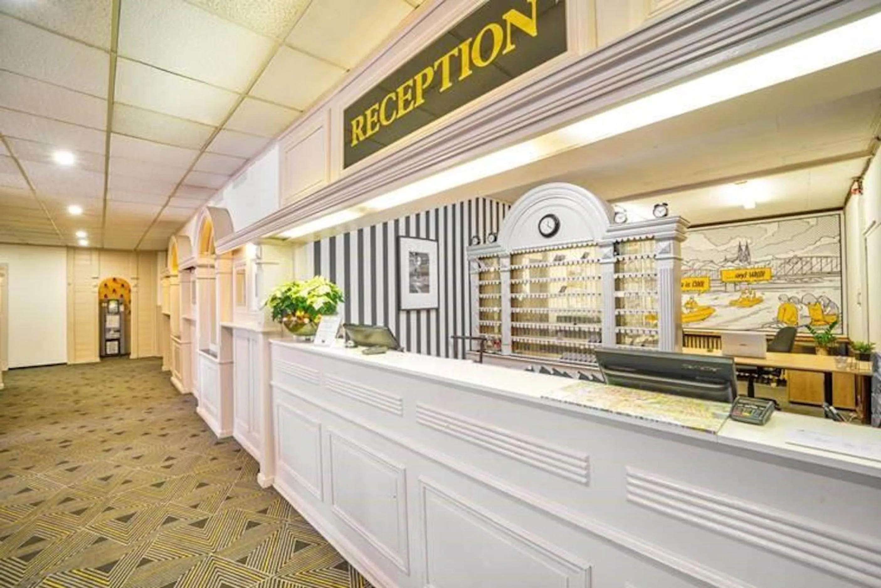 Lobby or reception in Hotel Uno Prague