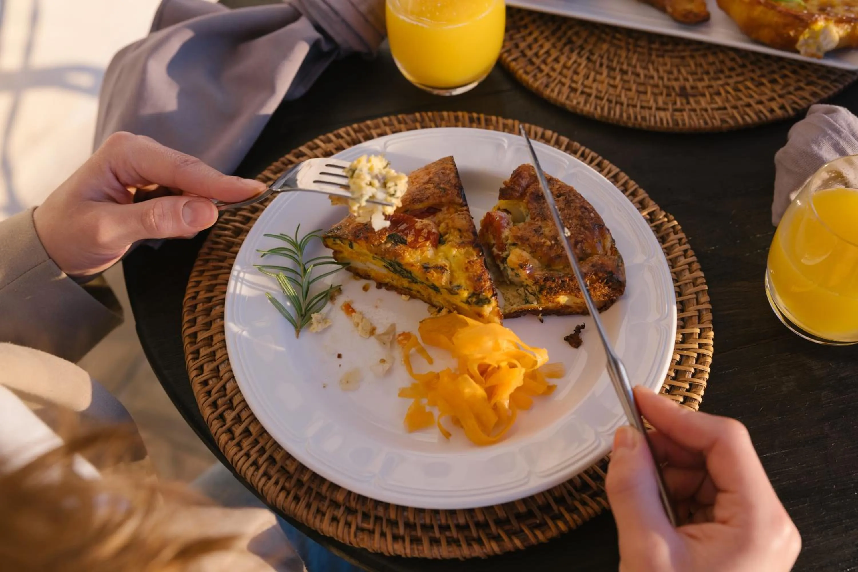 Breakfast in Under Oaks Guesthouse