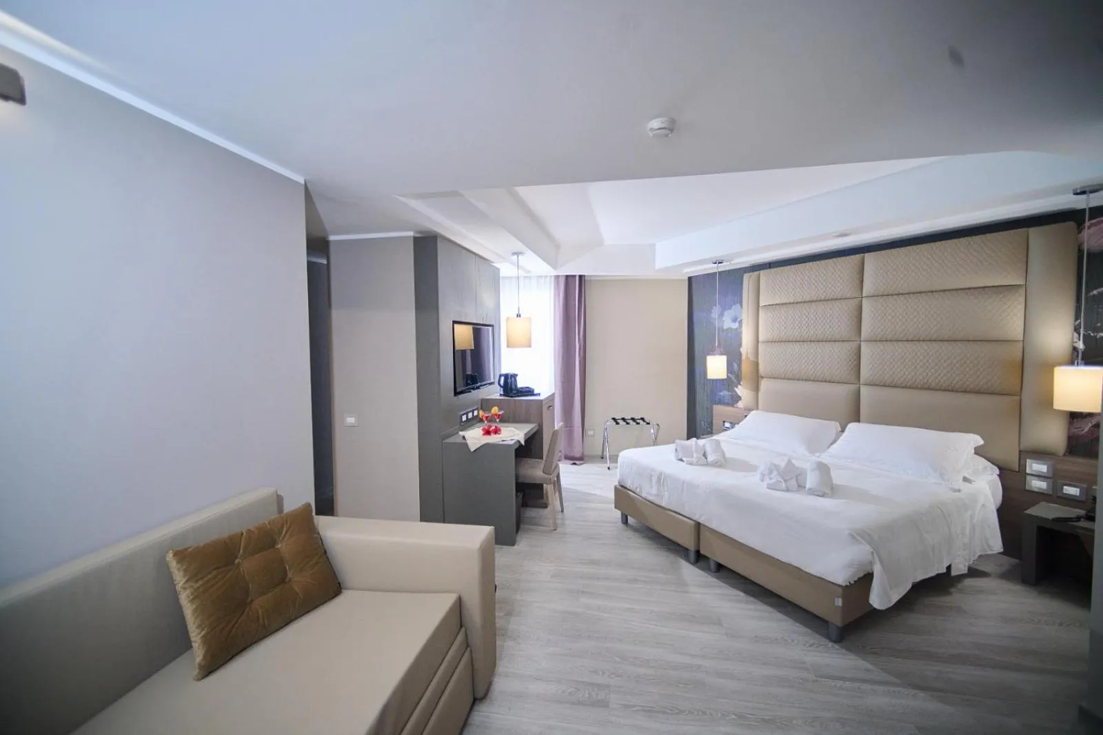 Bed in PARK HOTEL LE DUNE DI GIOVINO