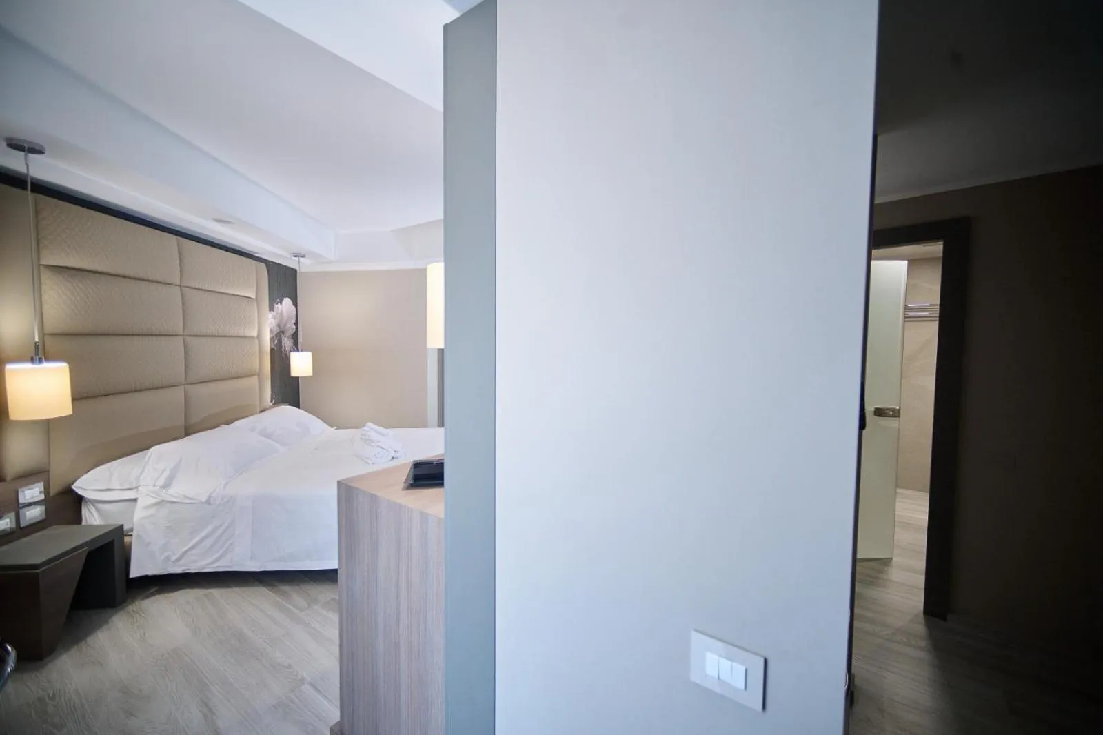 Bed in PARK HOTEL LE DUNE DI GIOVINO