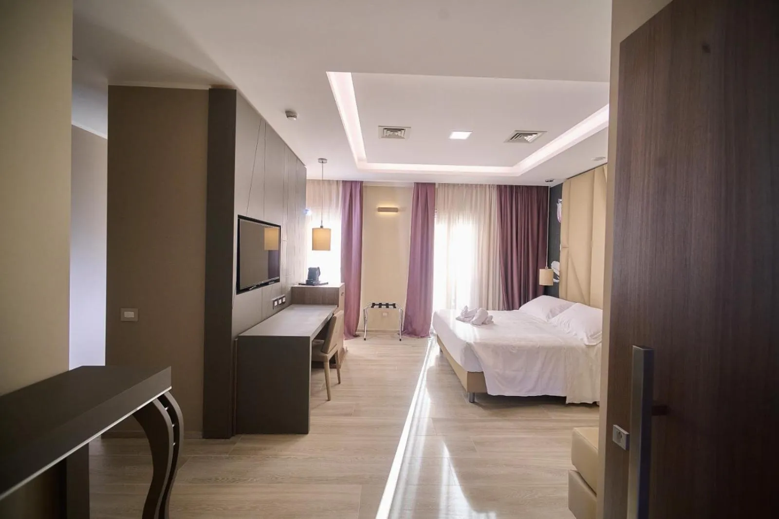 Bed in PARK HOTEL LE DUNE DI GIOVINO