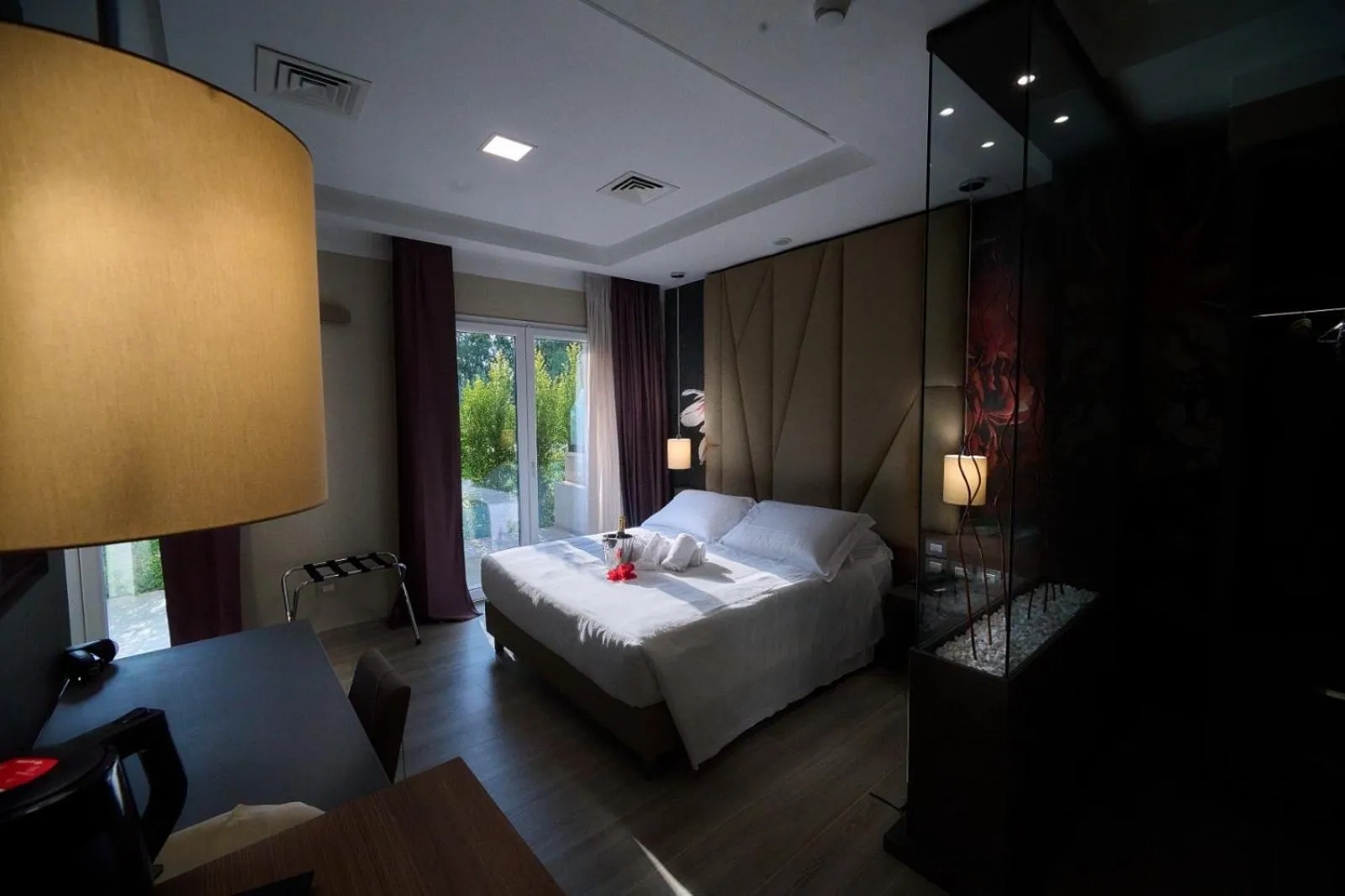 Bed in PARK HOTEL LE DUNE DI GIOVINO