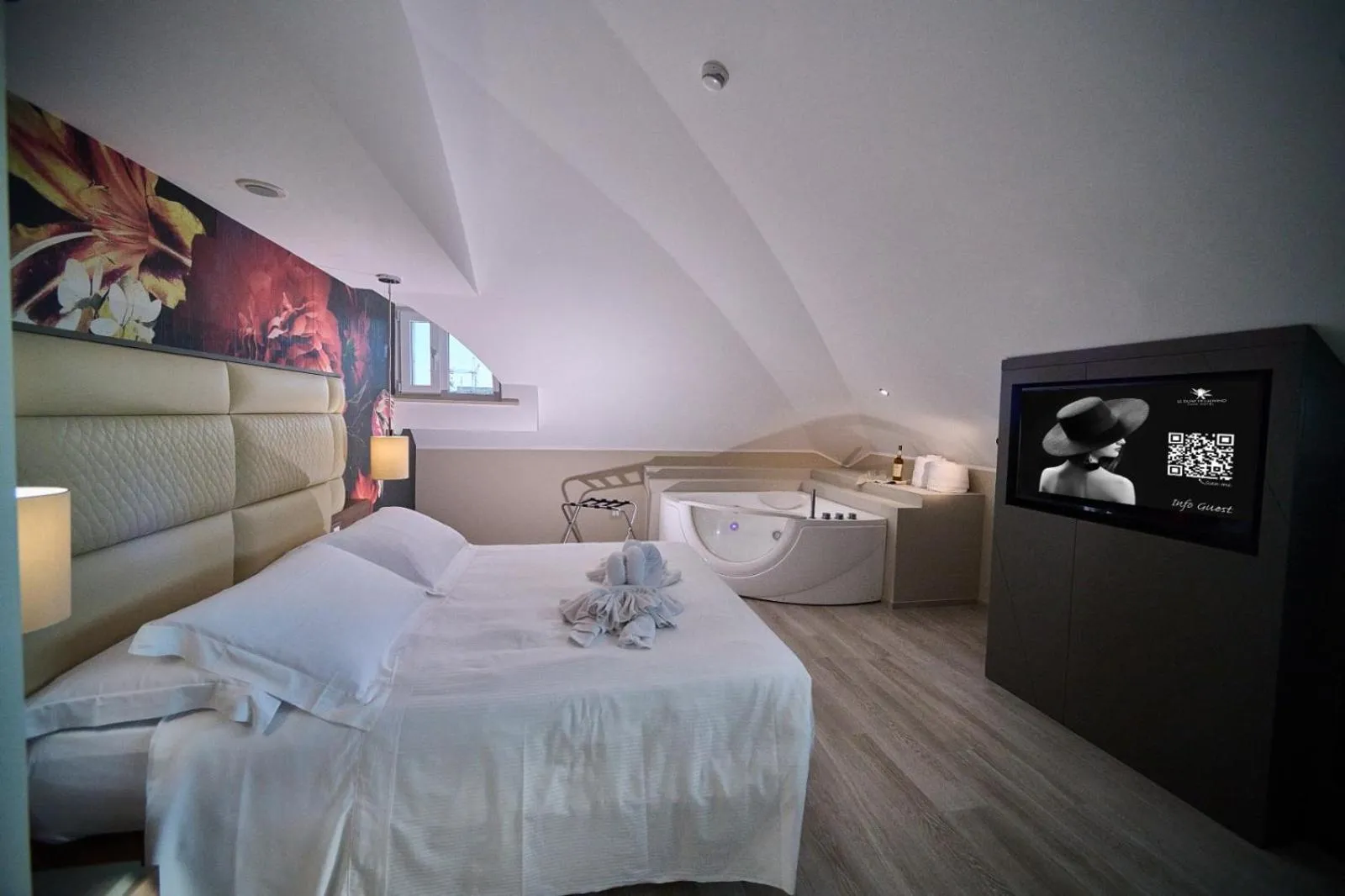 Bed in PARK HOTEL LE DUNE DI GIOVINO