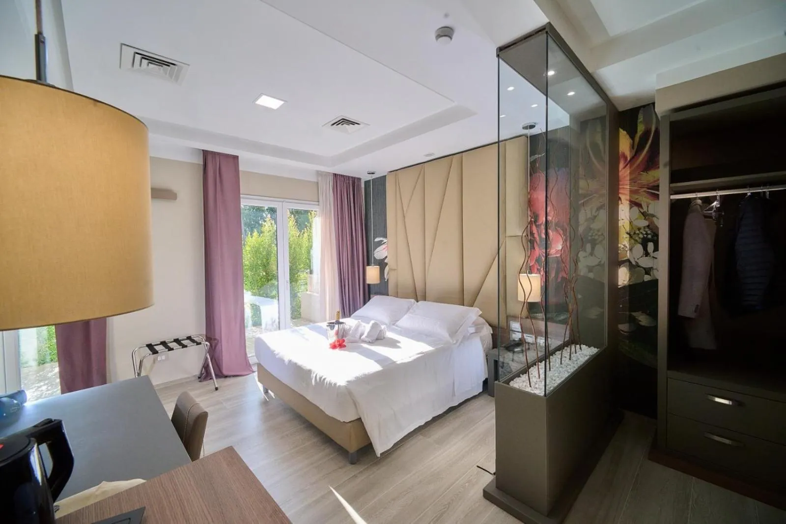 Bed in PARK HOTEL LE DUNE DI GIOVINO