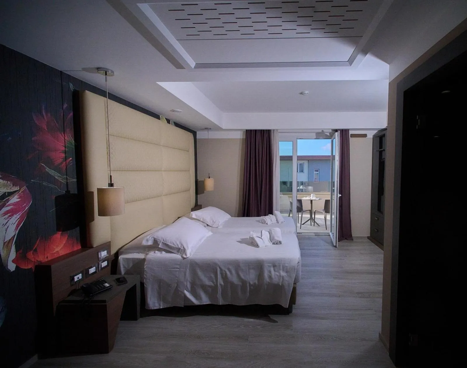 Bed in PARK HOTEL LE DUNE DI GIOVINO