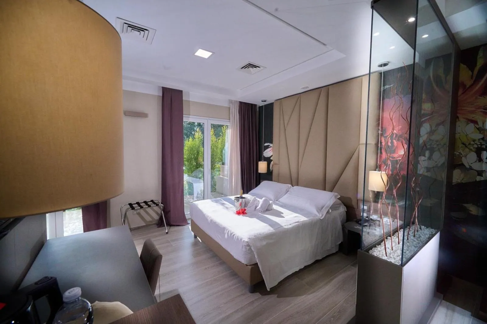 Bed in PARK HOTEL LE DUNE DI GIOVINO