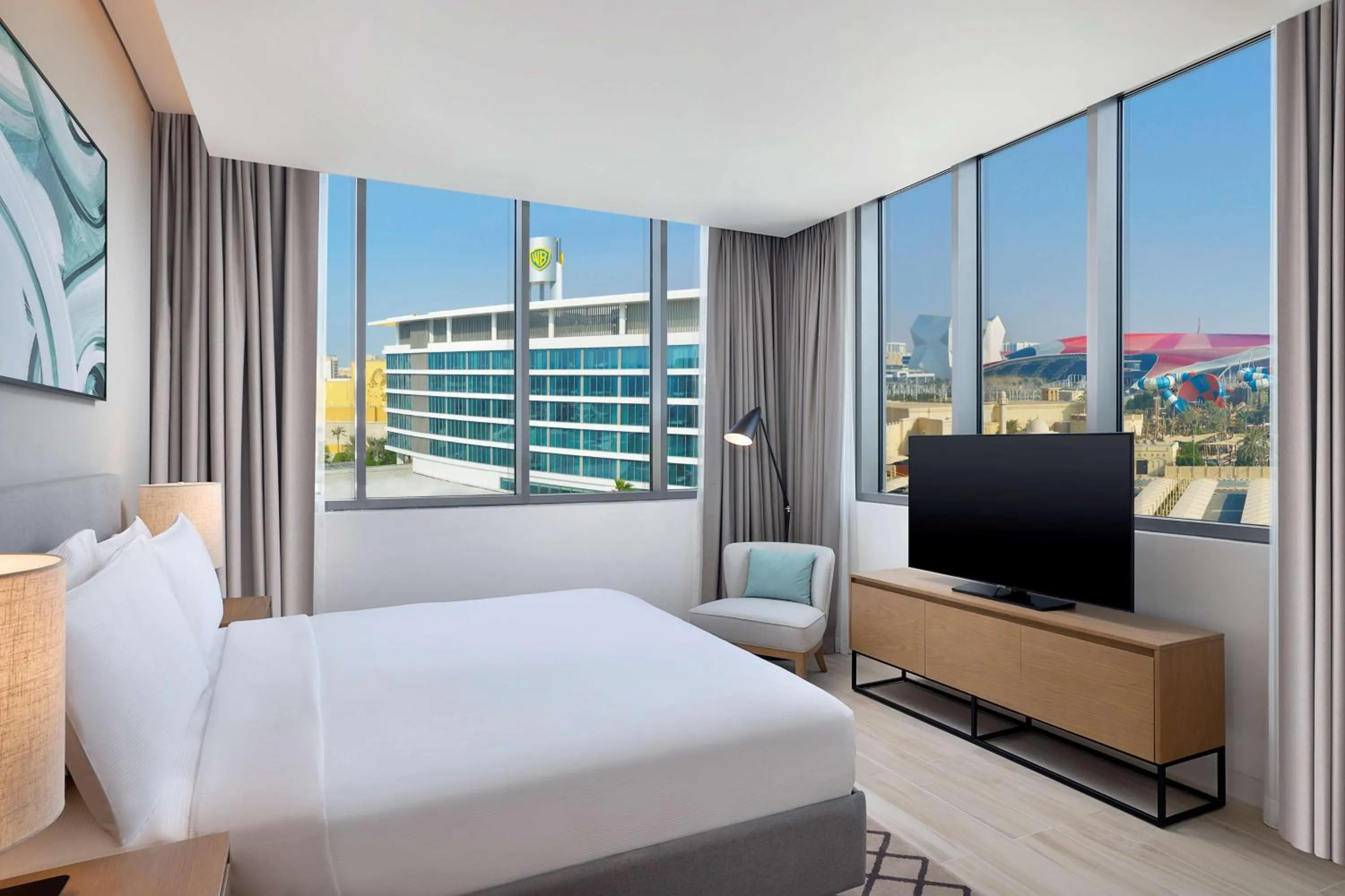 Bedroom, Bed in Doubletree By Hilton Abu Dhabi Yas Island Residences