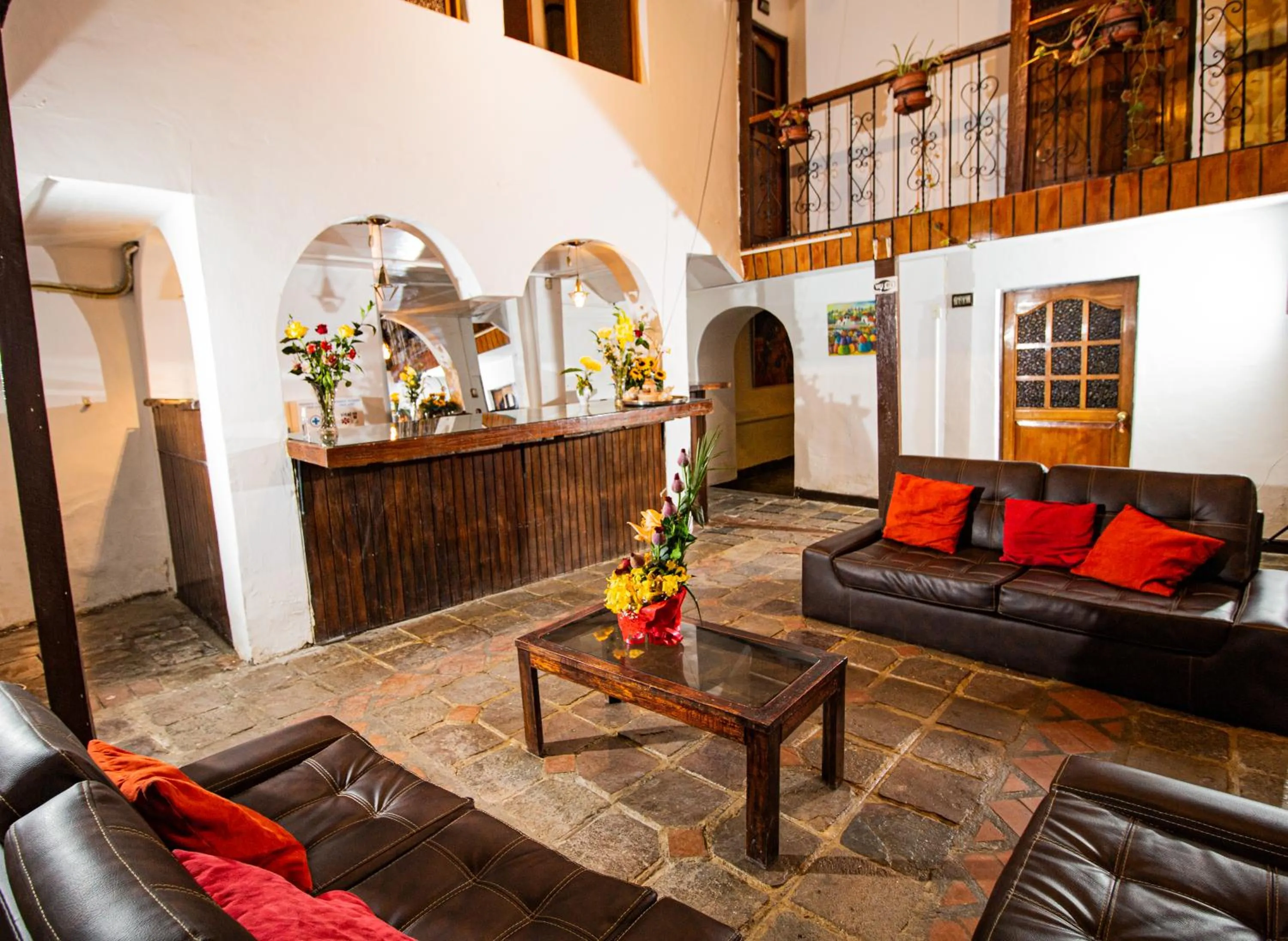 Living room in Posada Catama INN