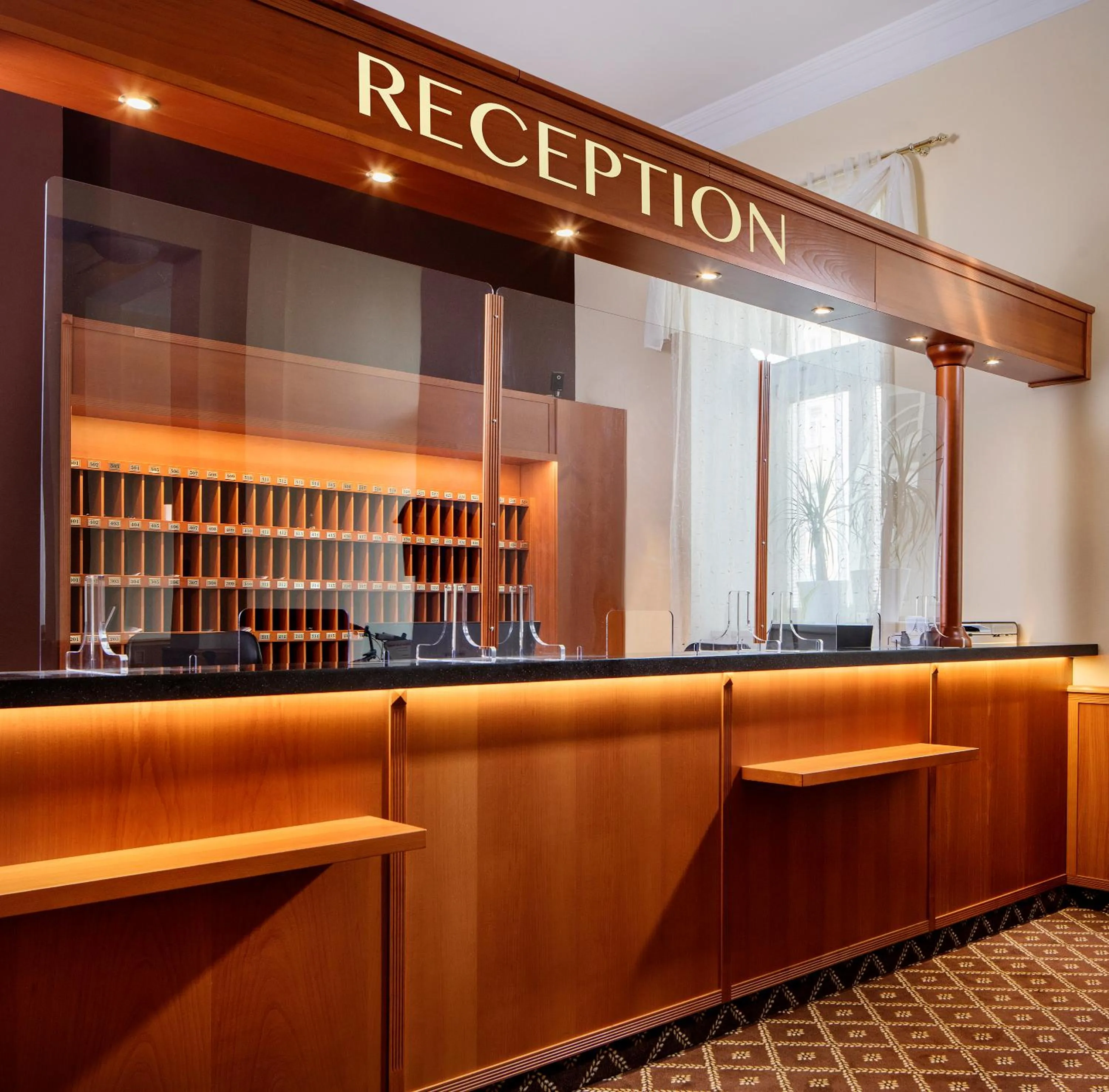 Lobby or reception in Reitenberger Spa Medical