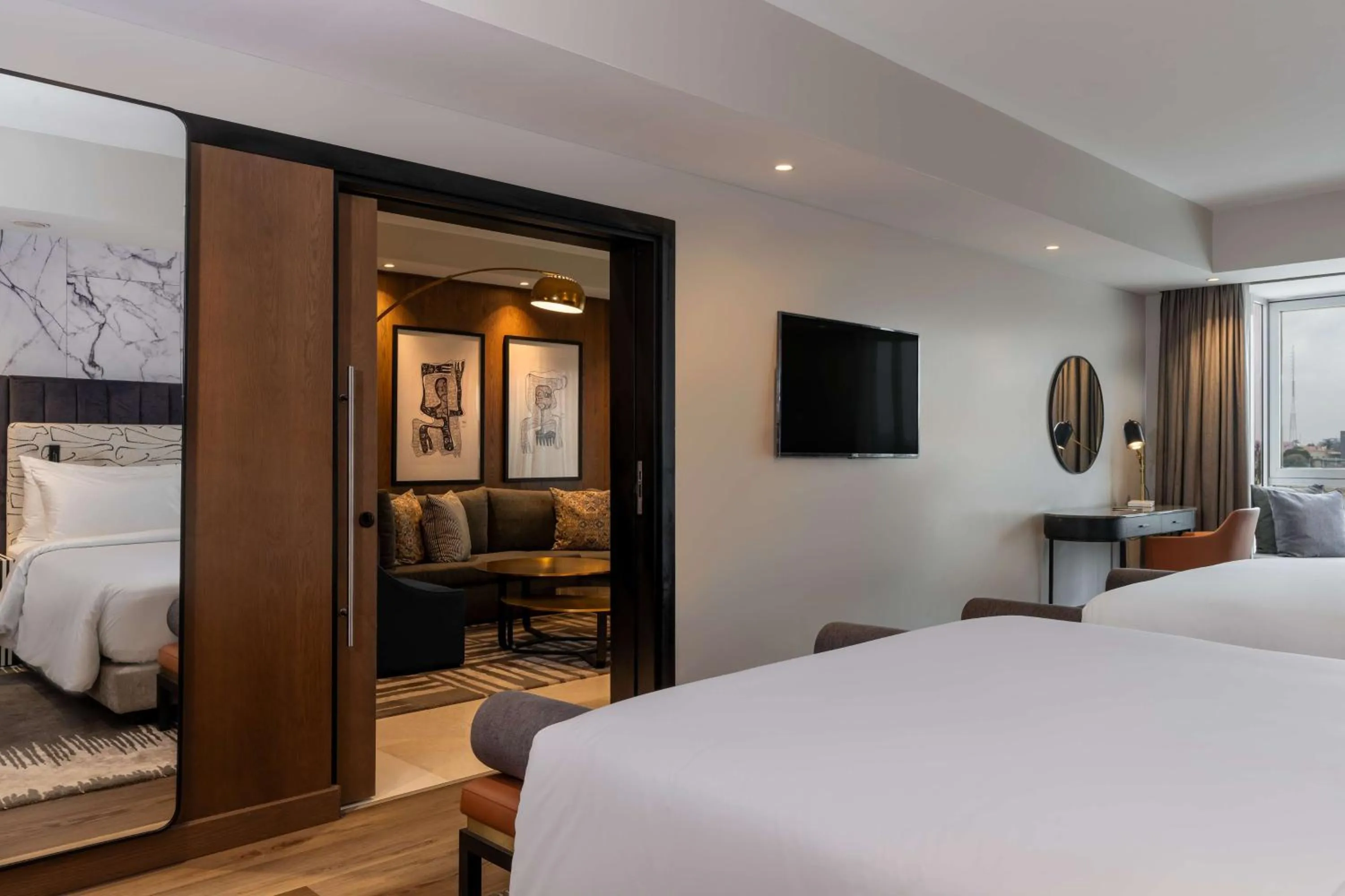 Photo of the whole room, Bed in Radisson Blu Anchorage Hotel