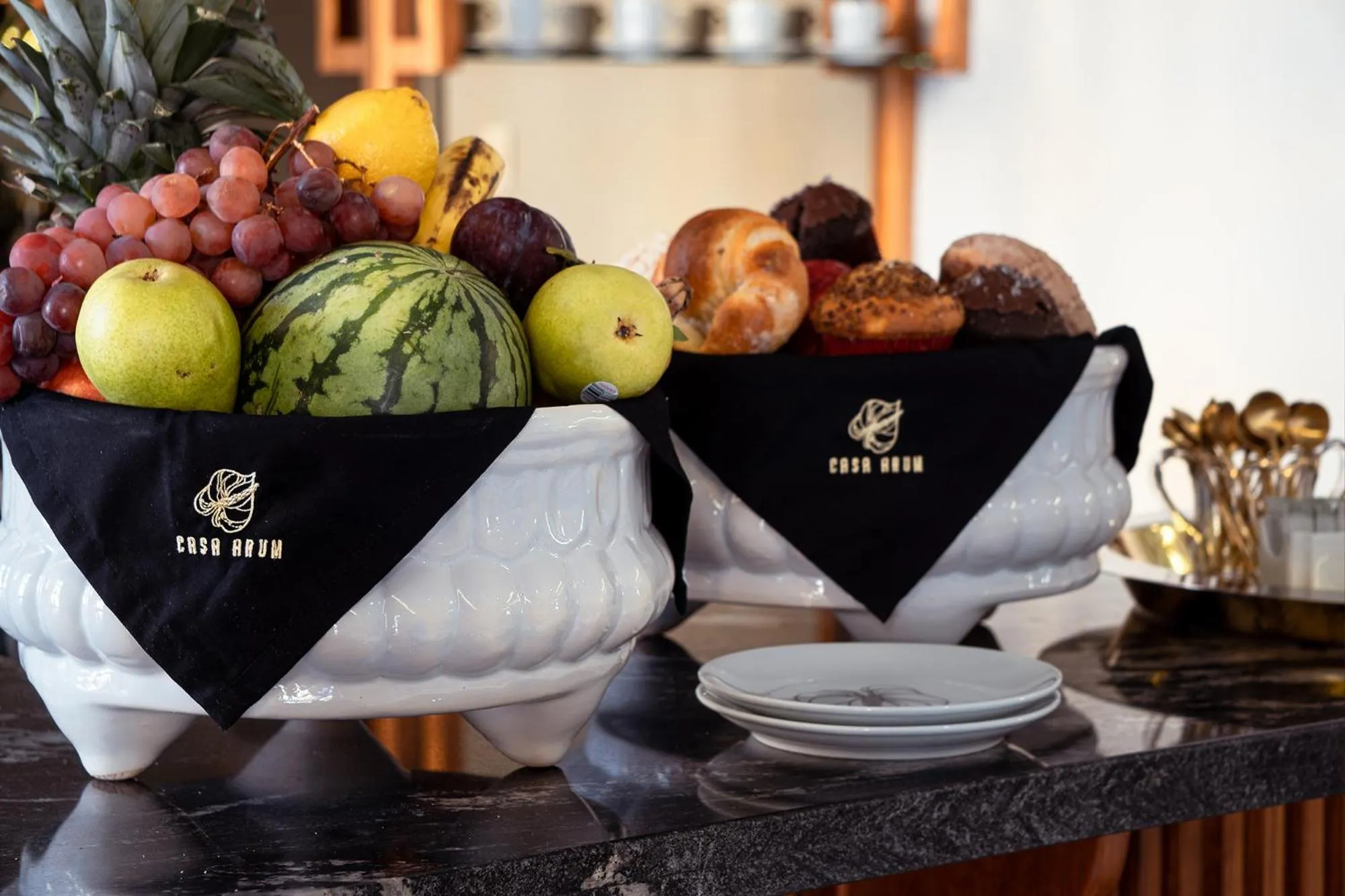 Food and drinks in Hotel Casa Arum