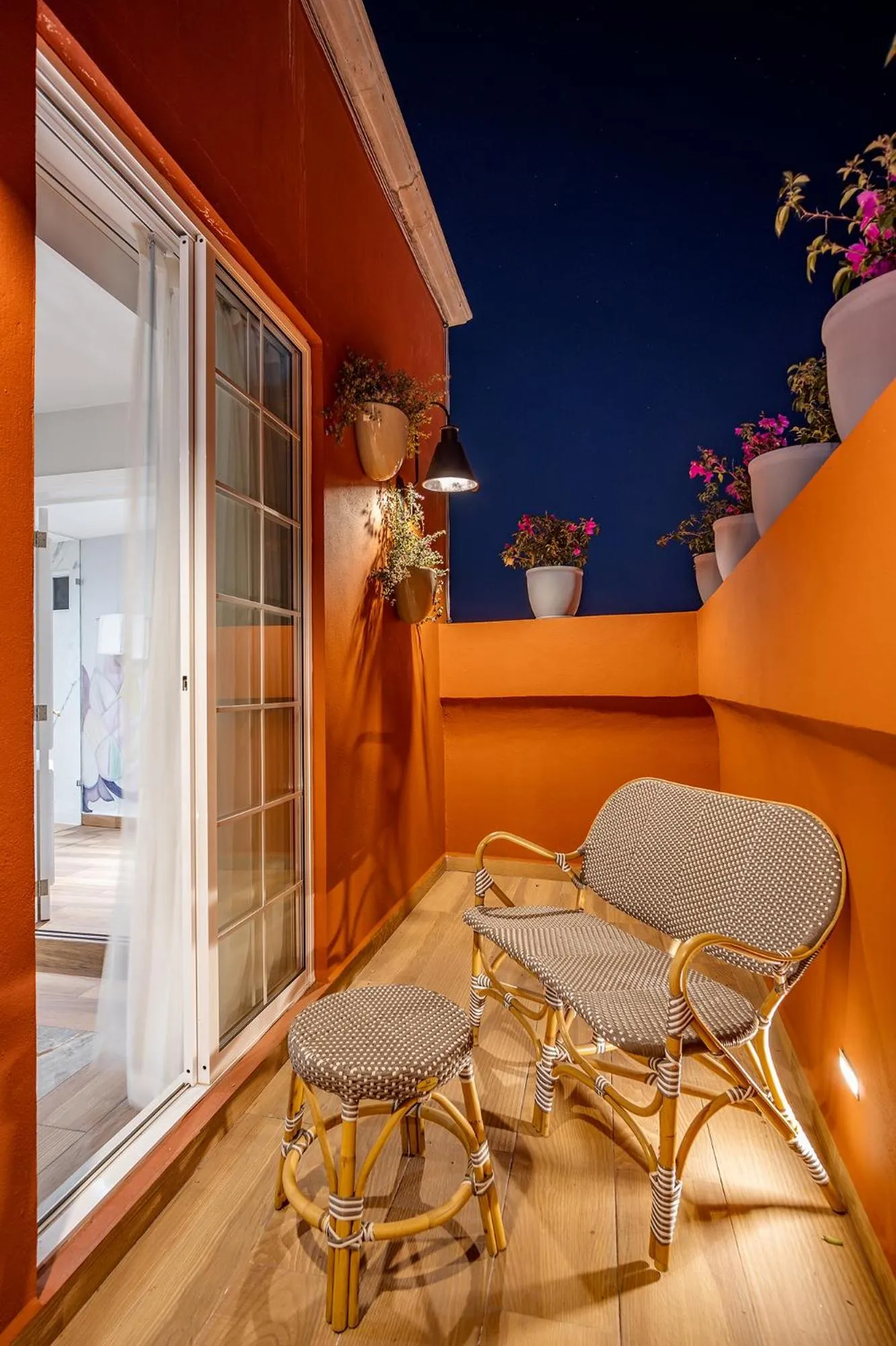 Patio in Hotel Casa Arum