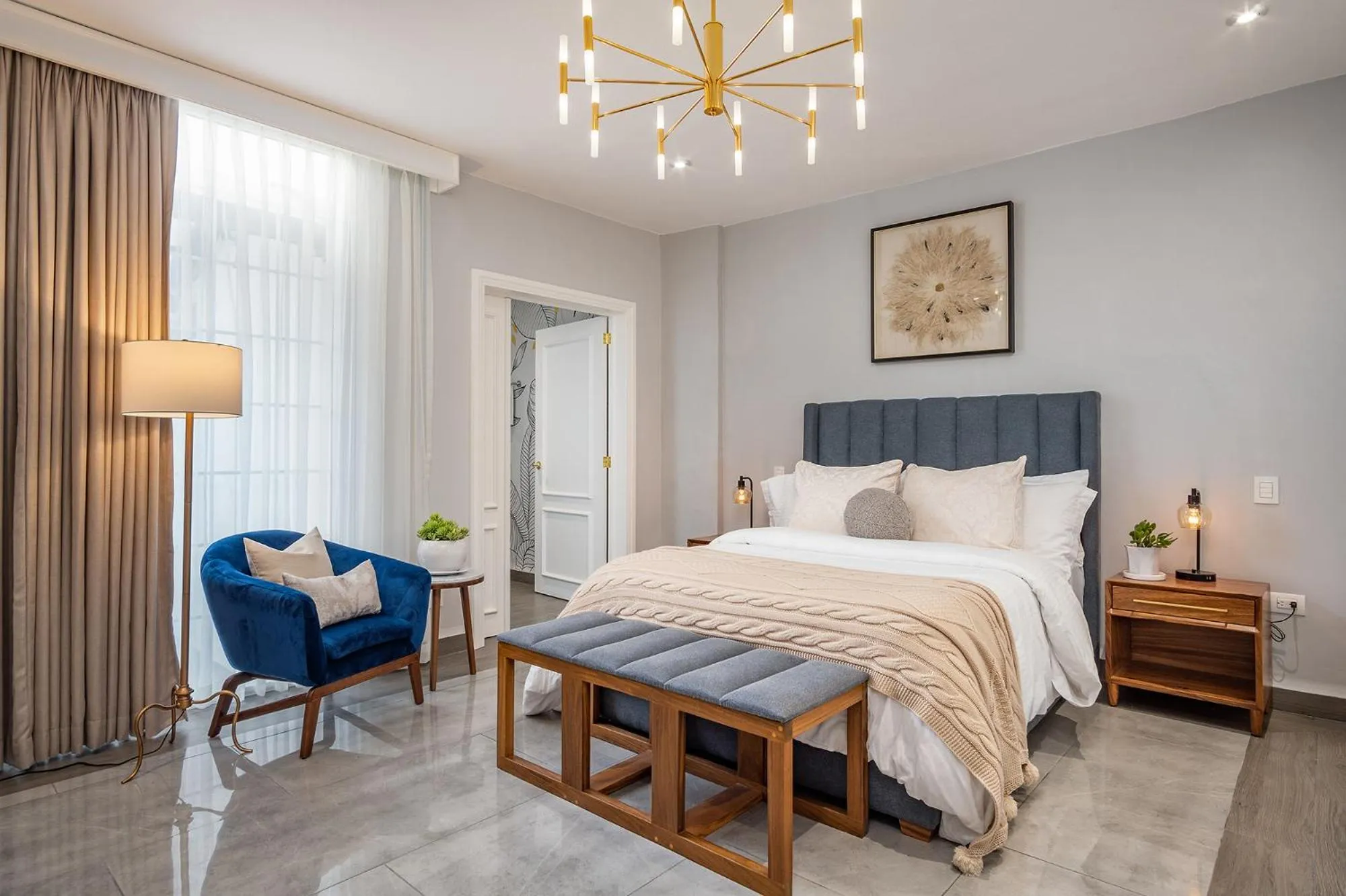 Bed in Hotel Casa Arum