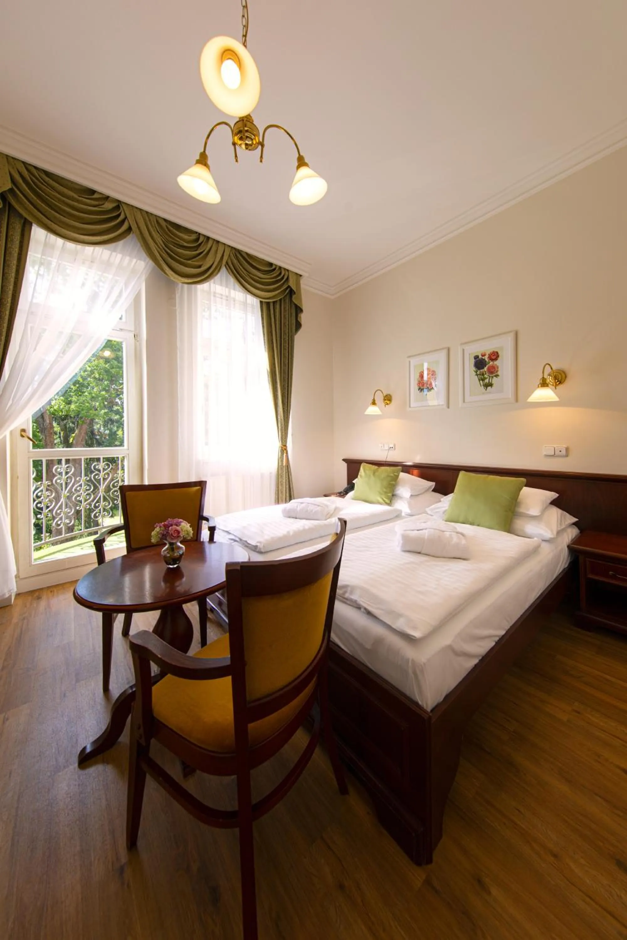 Bed in Parkhotel Richmond