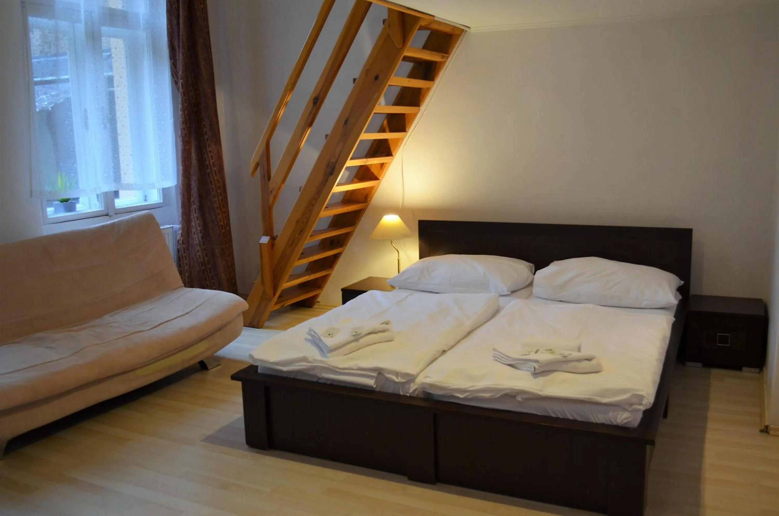 Bed in Hotel Palacky