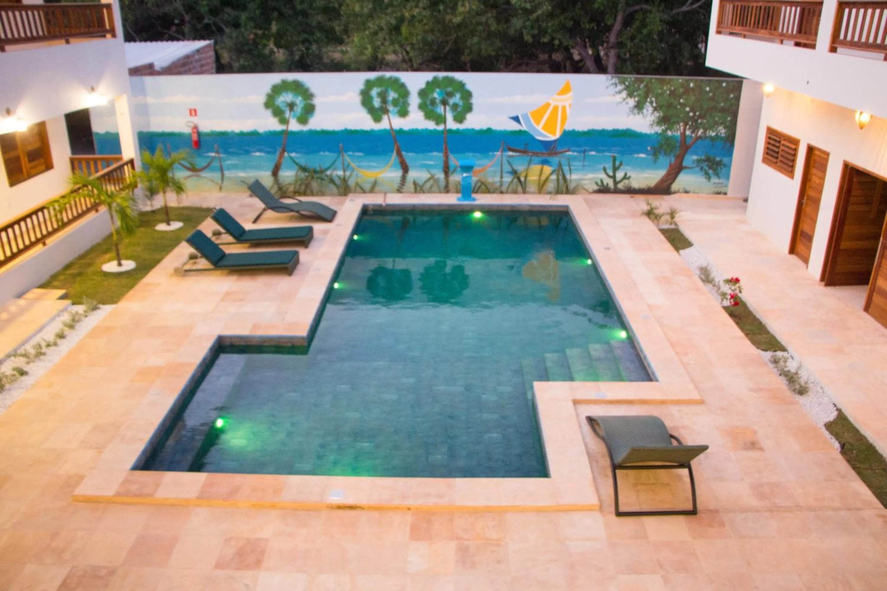Swimming pool in Pousada Brisas