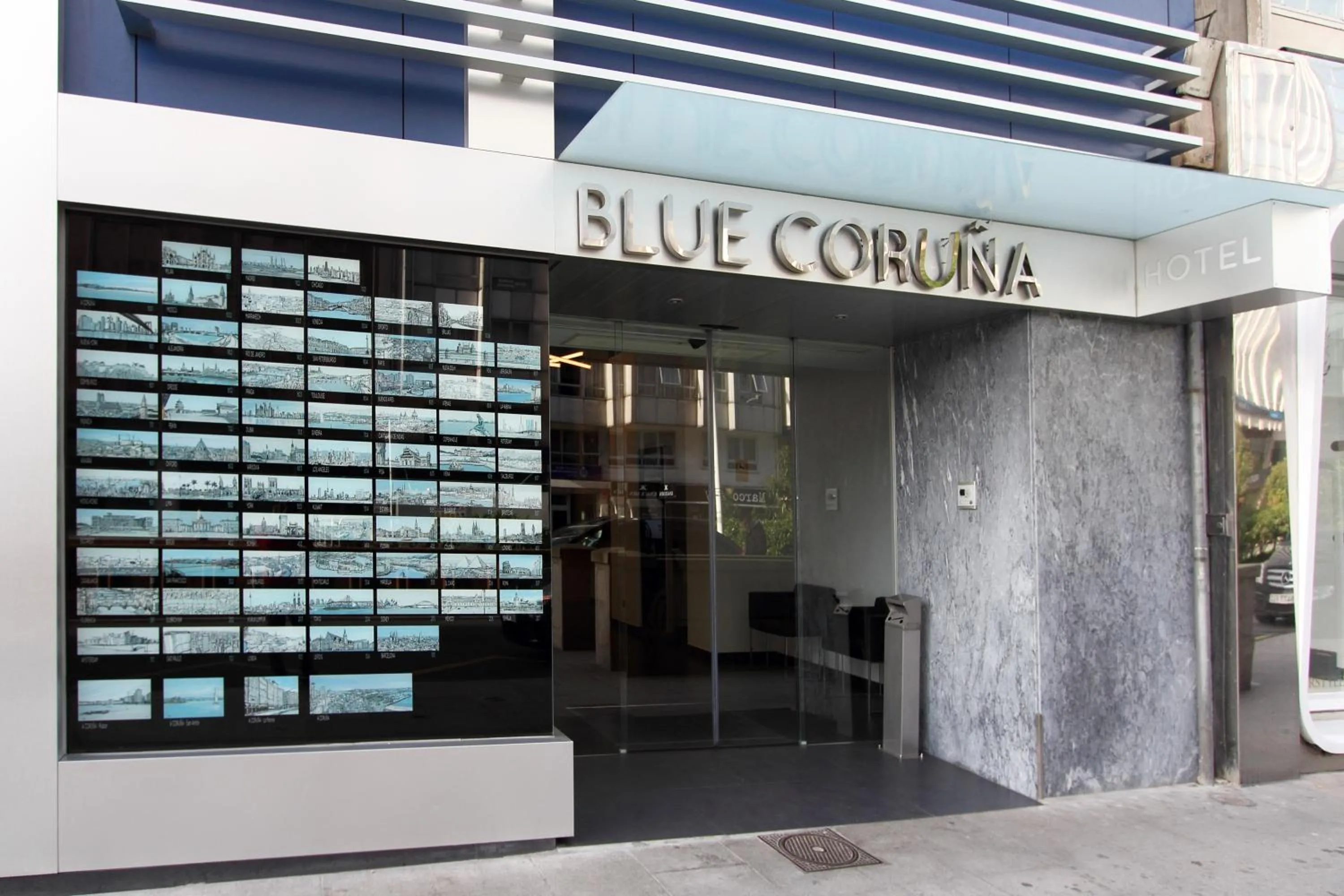 Facade/entrance in Eurostars Blue Coruña