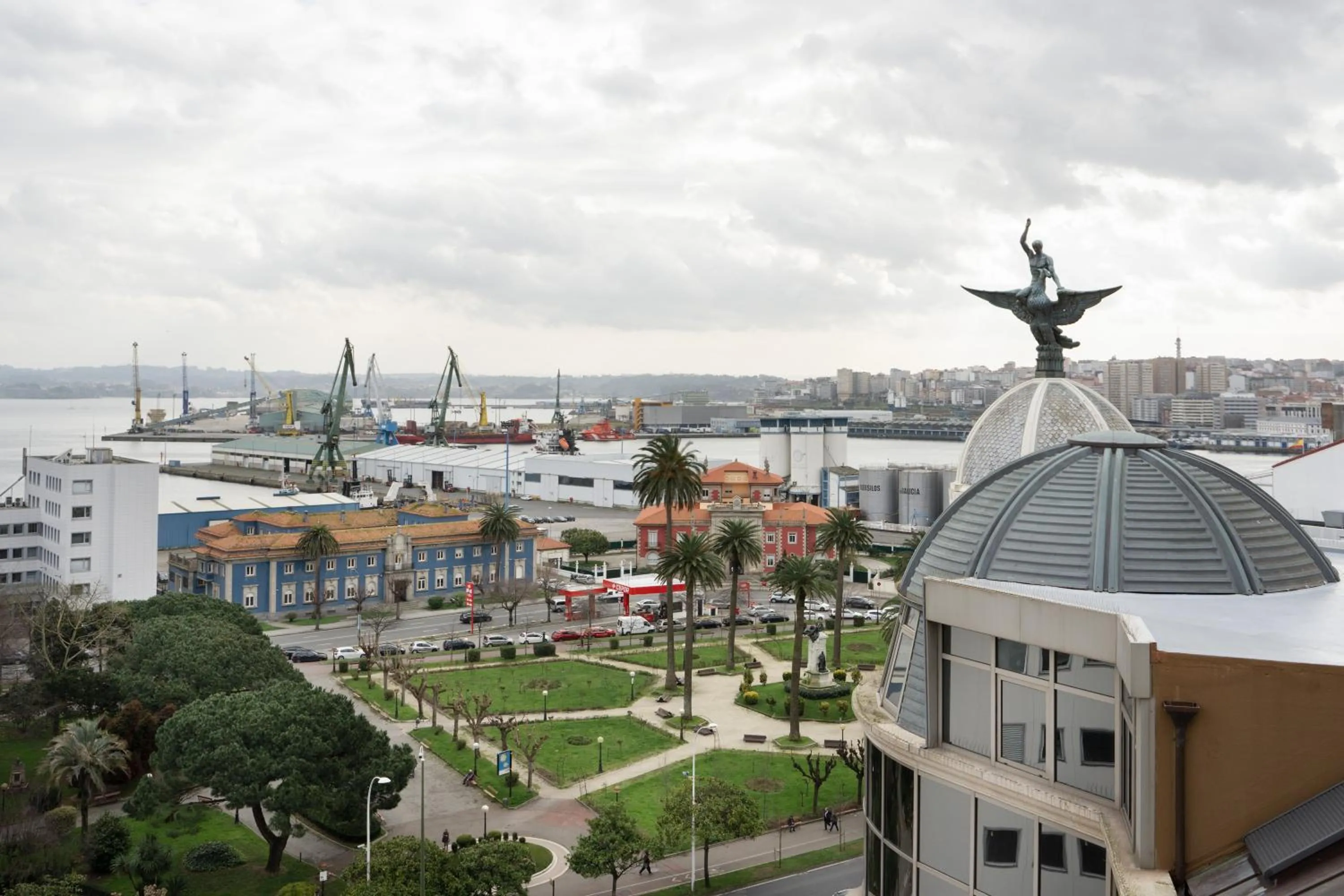 City view in Eurostars Blue Coruña