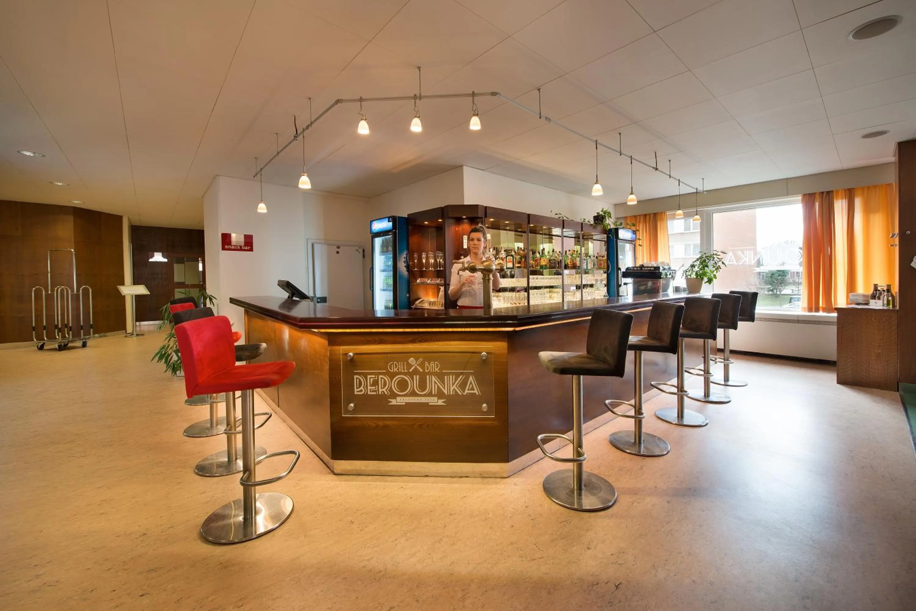 Lounge or bar in Hotel Grand Litava Beroun