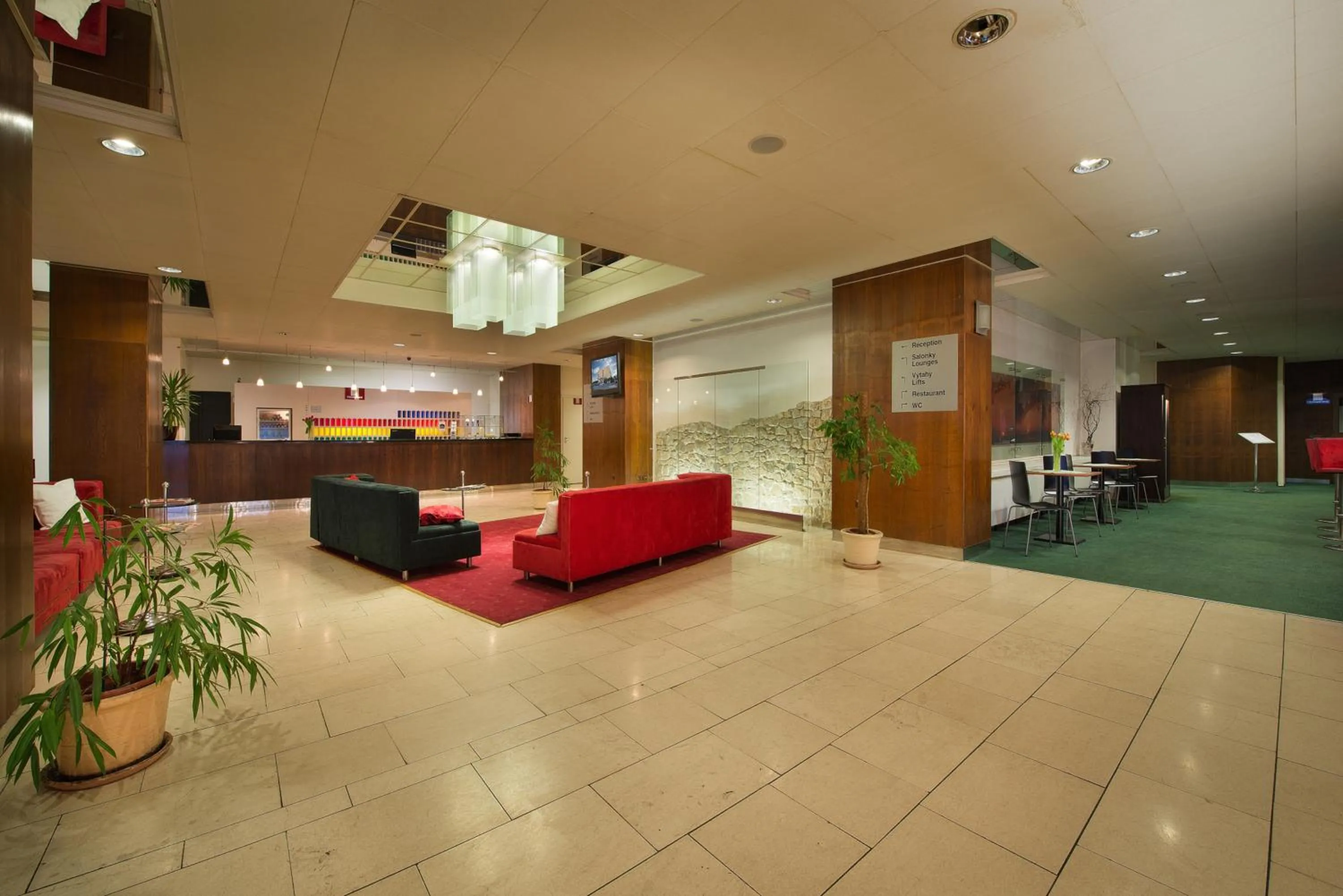 Lobby or reception in Hotel Grand Litava Beroun
