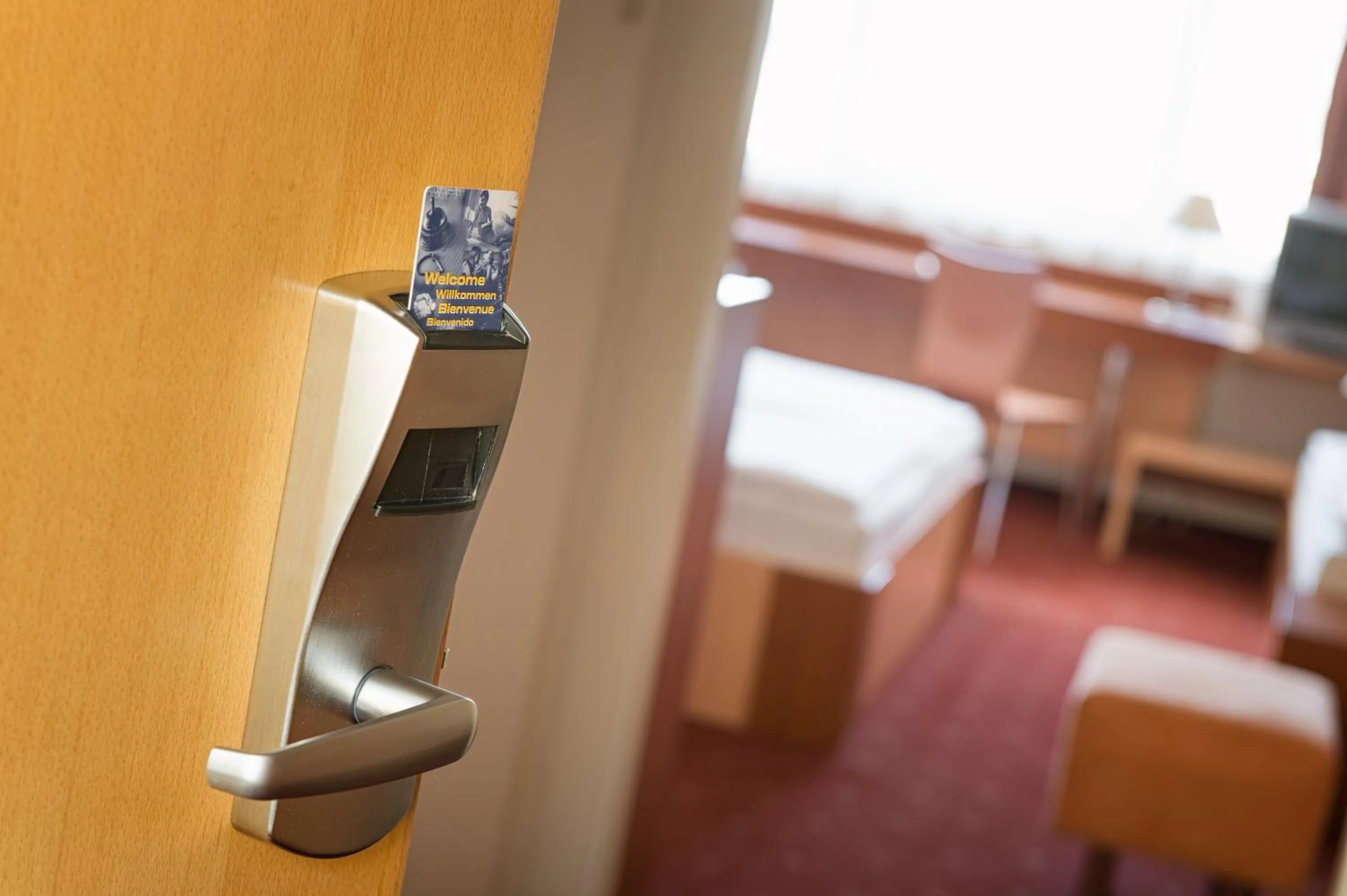 Text overlay, Bed in Hotel Grand Litava Beroun