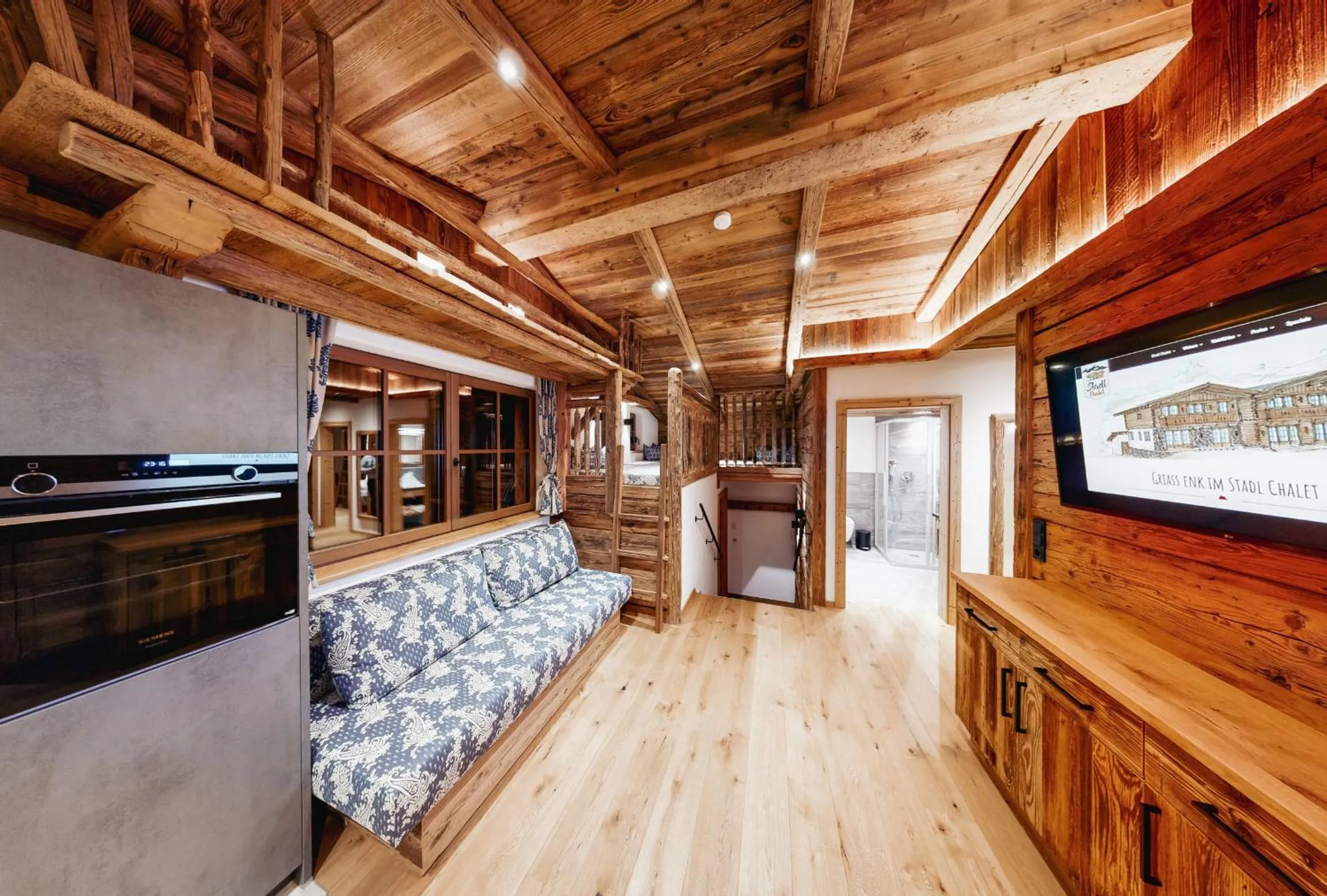 Communal lounge/ TV room in Stadl Chalet Ischgl