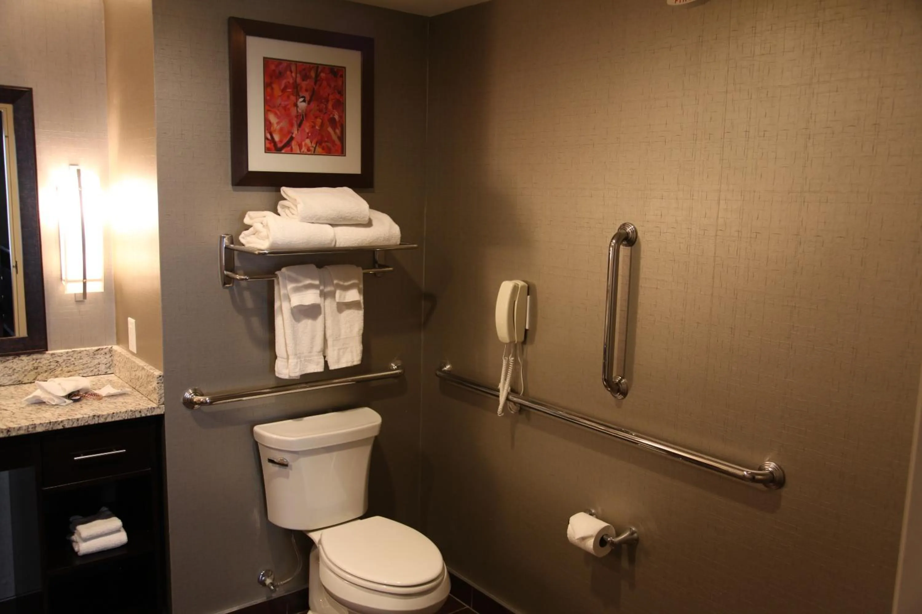 Bathroom in Homewood Suites Calgary Airport